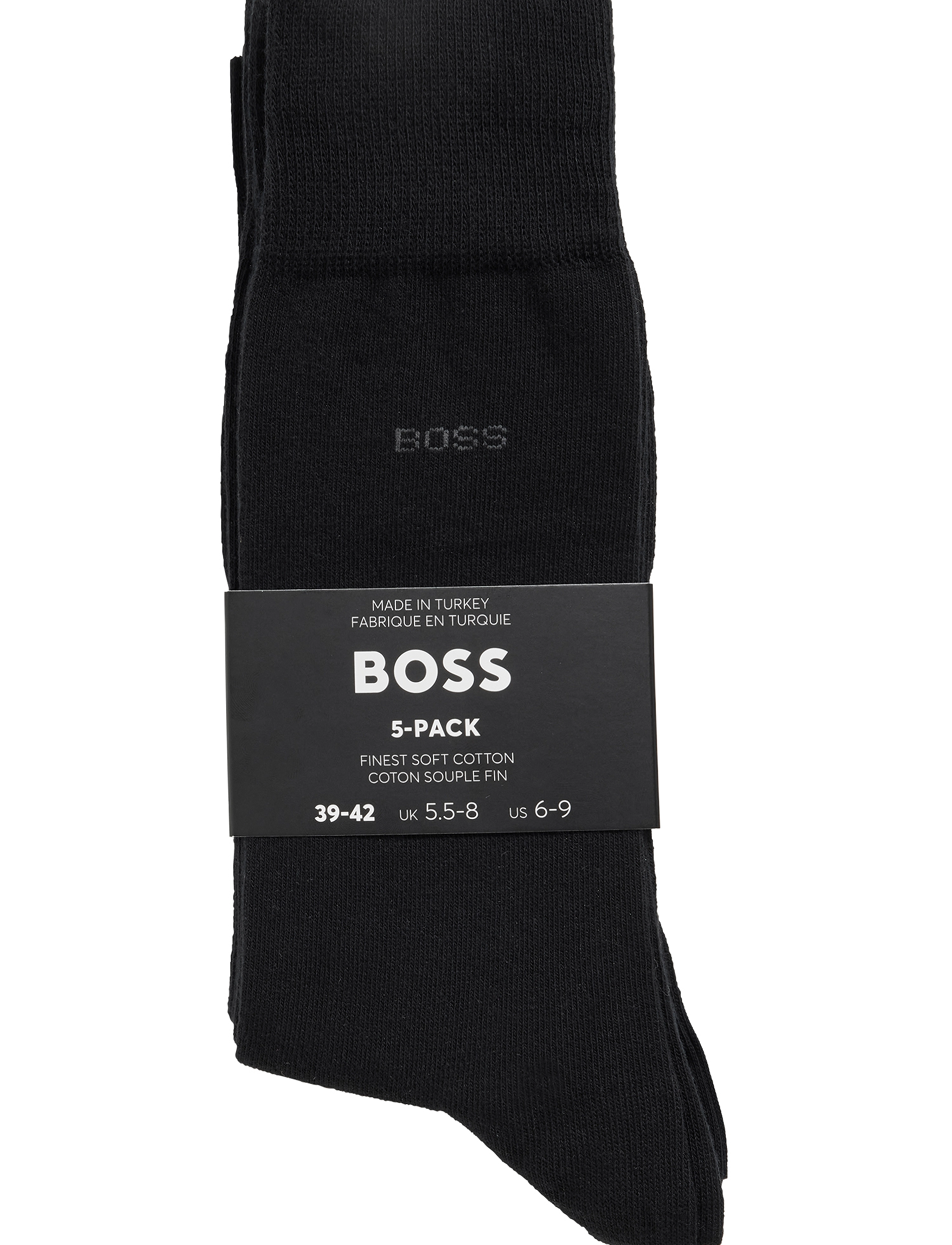 BOSS - 5P RS Uni CC - crew sokkar - black - 1