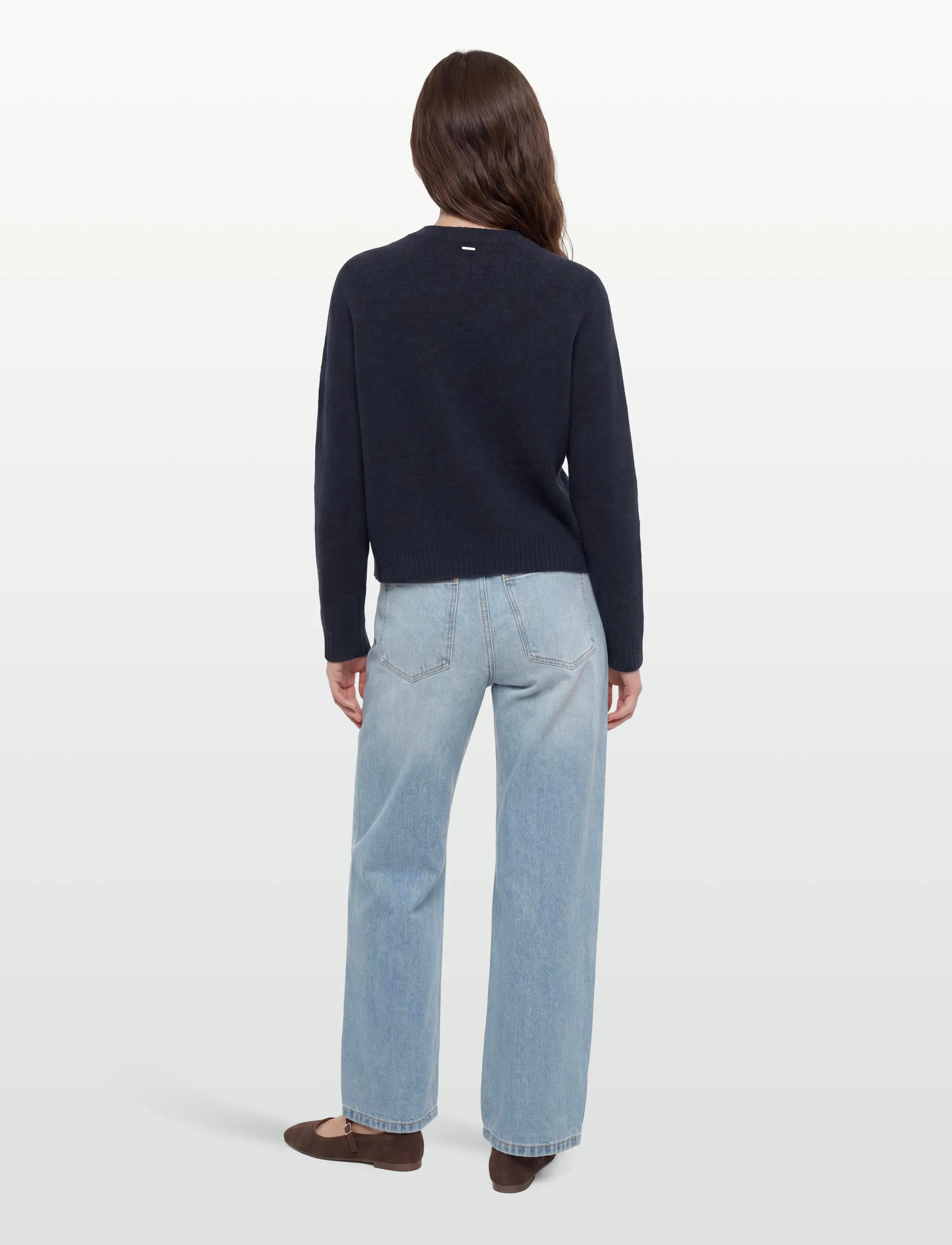 BOSS - Febisan - long-sleeved tops - dark blue - 4