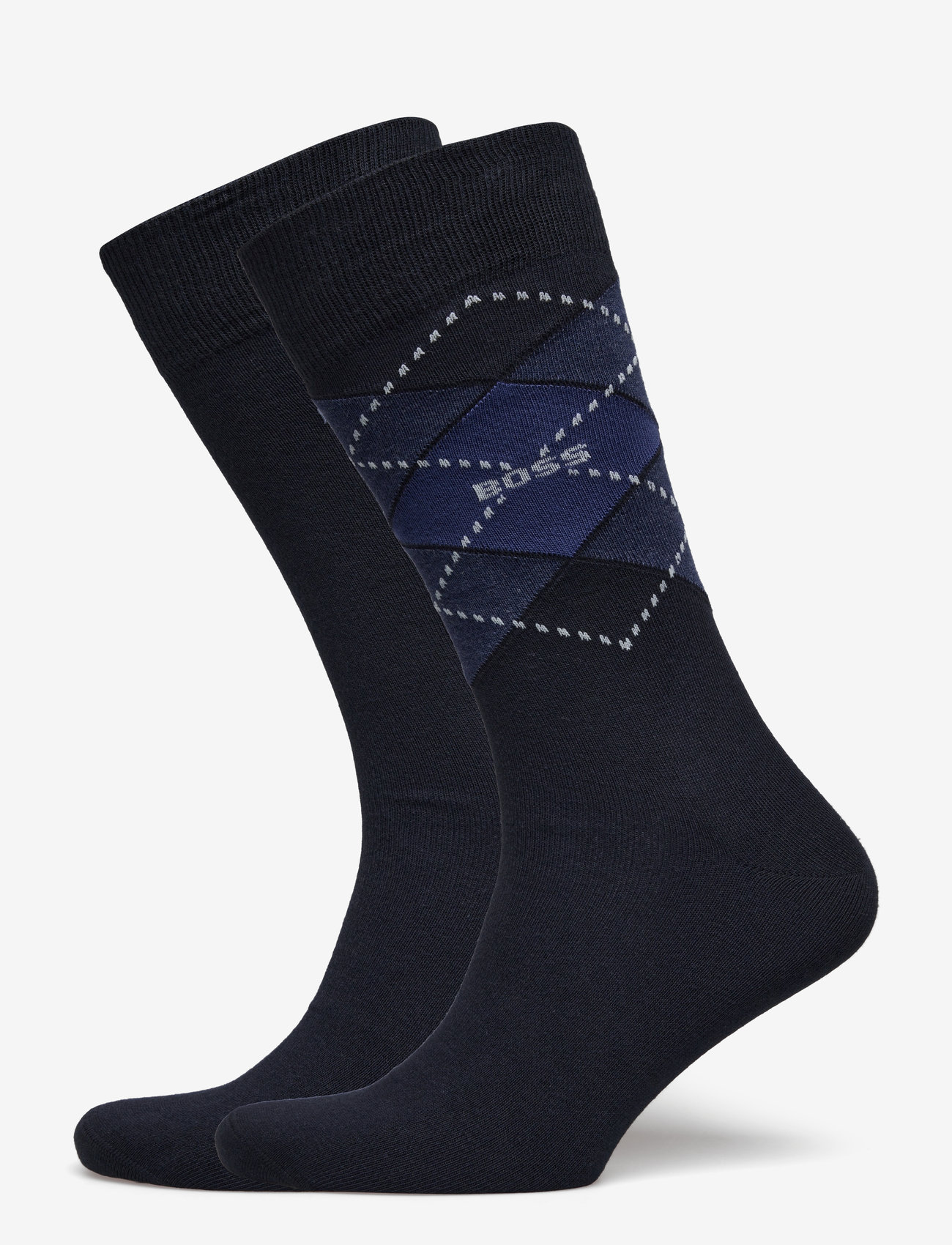 BOSS - 2P RS Argyle CC - klassikalised sokid - dark blue - 0