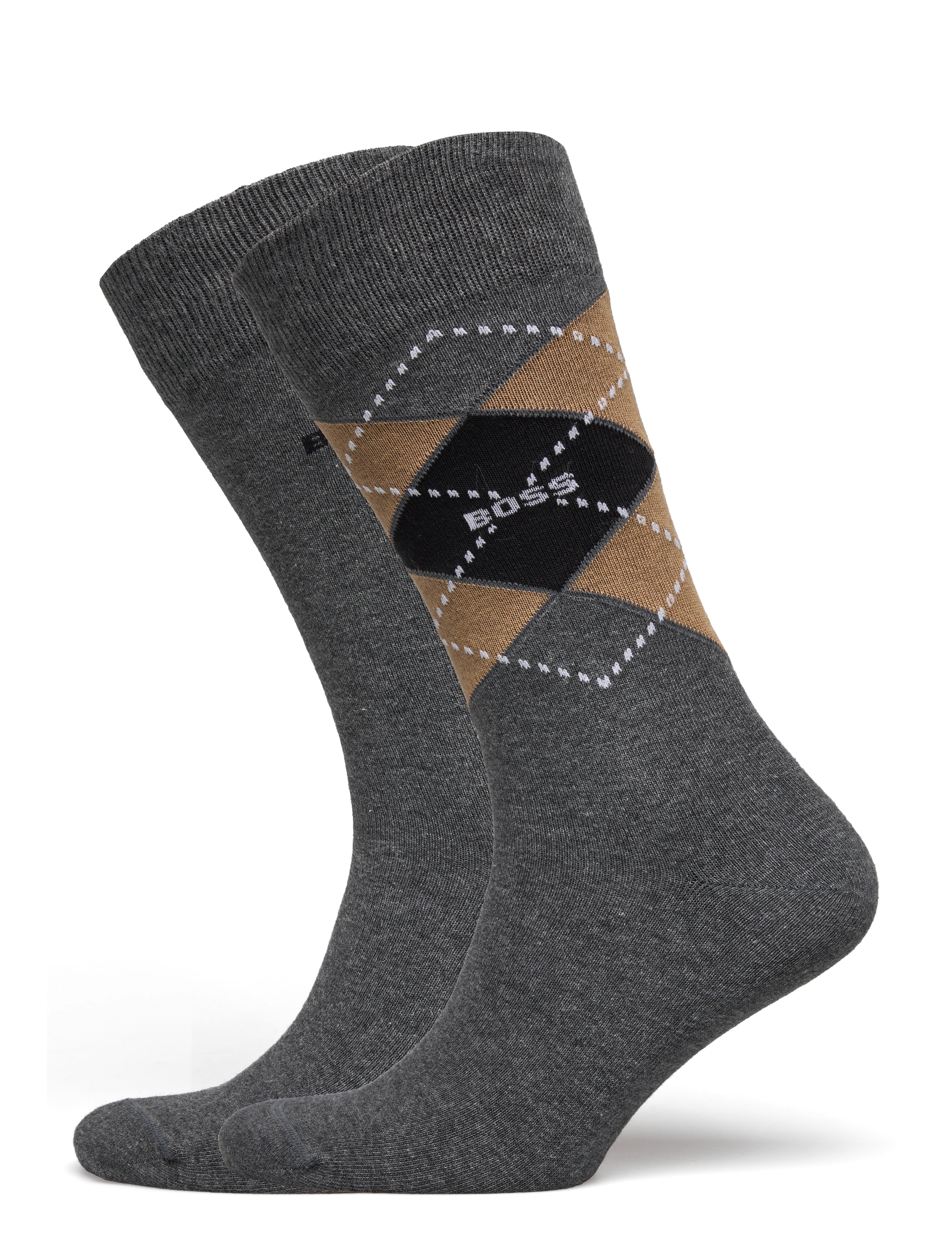 BOSS 2P Rs Argyle Cc Grau - 39-42 - Herren