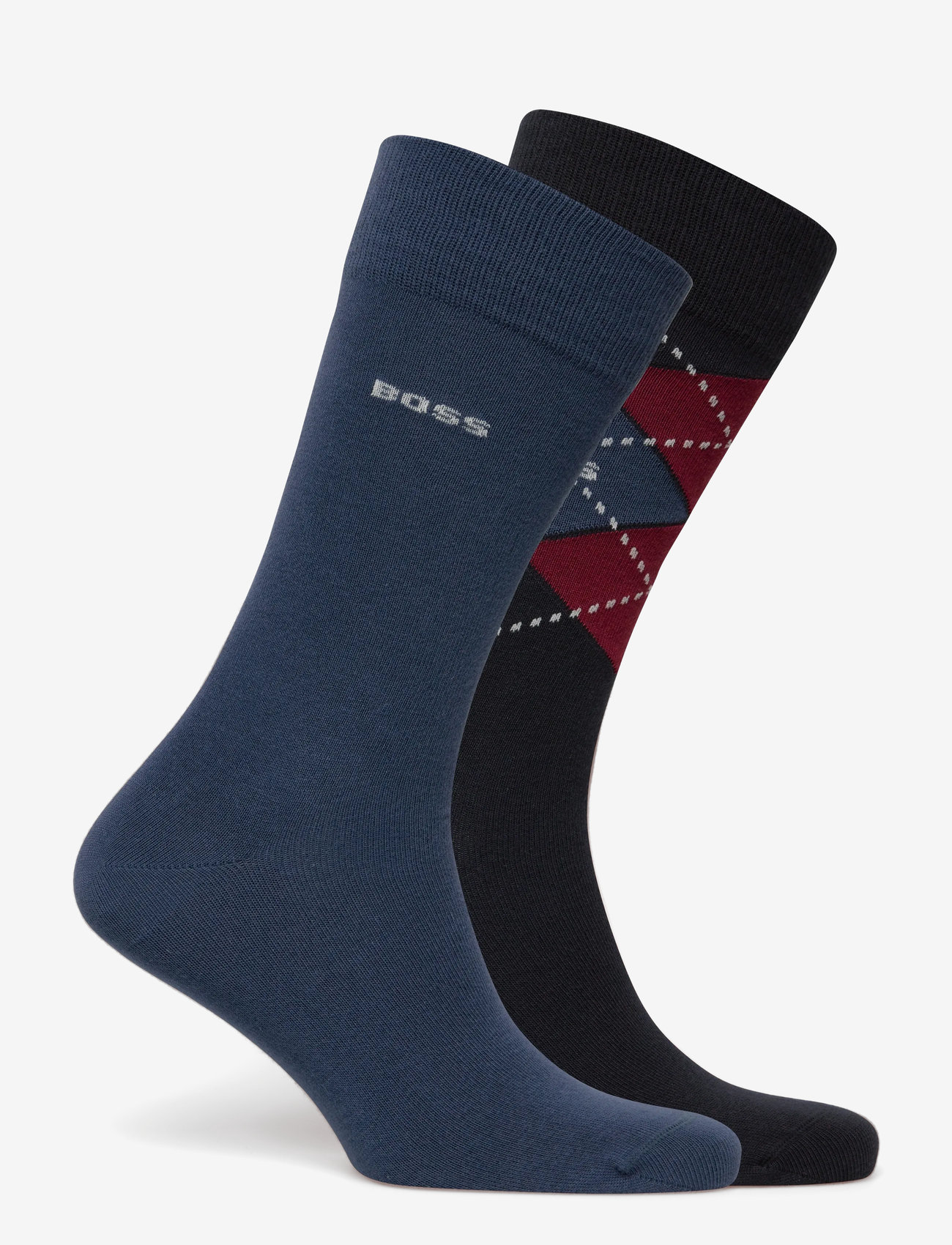BOSS - 2P RS Argyle CC - vanliga strumpor - open blue - 1