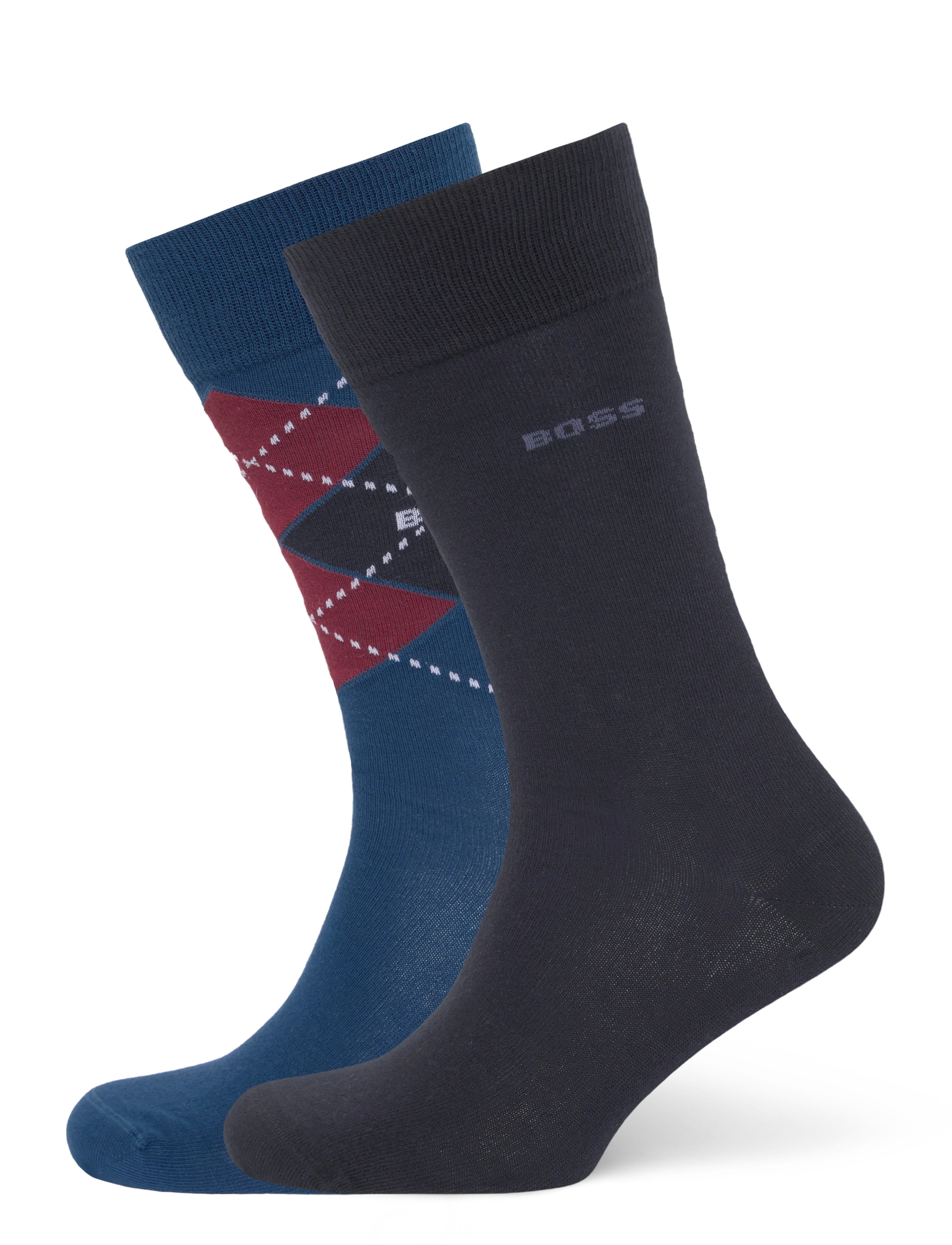 BOSS 2P RS Argyle CC - BOSS Black - OPEN BLUE / navy