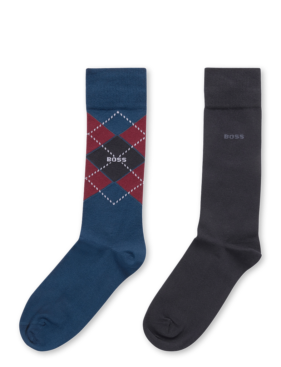 BOSS - 2P RS Argyle CC - klassikalised sokid - open blue - 1