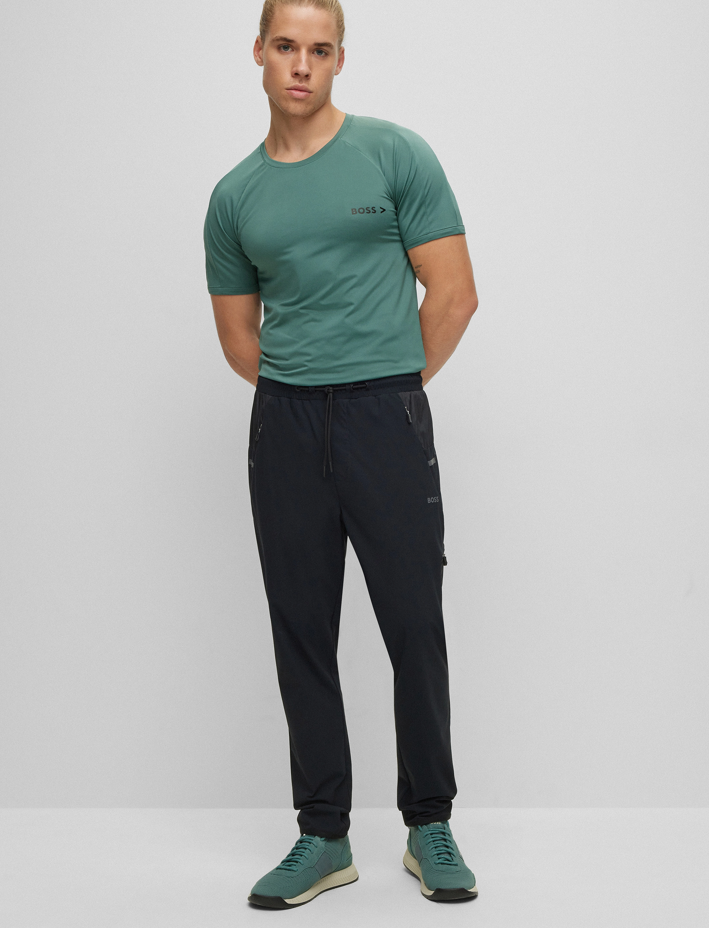 BOSS - TShirtRN Dynamic - dark green - 2