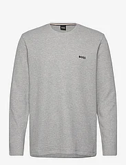 BOSS - Waffle LS-Shirt - laagste prijzen - medium grey - 0