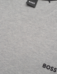 BOSS - Waffle LS-Shirt - pyjamasöverdelar - medium grey - 6