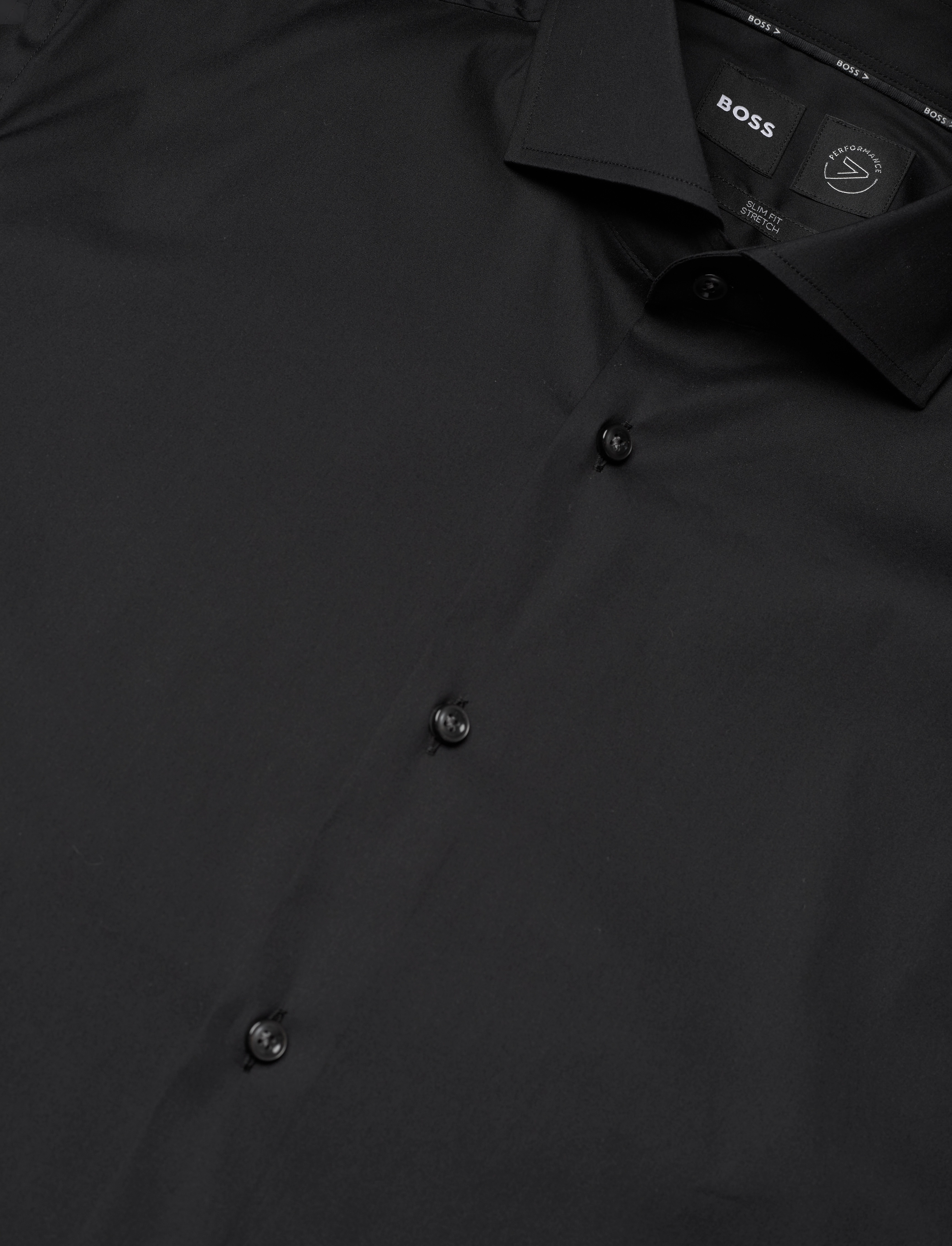 BOSS - P-HANK-spread-C1-222 - basic shirts - black - 3