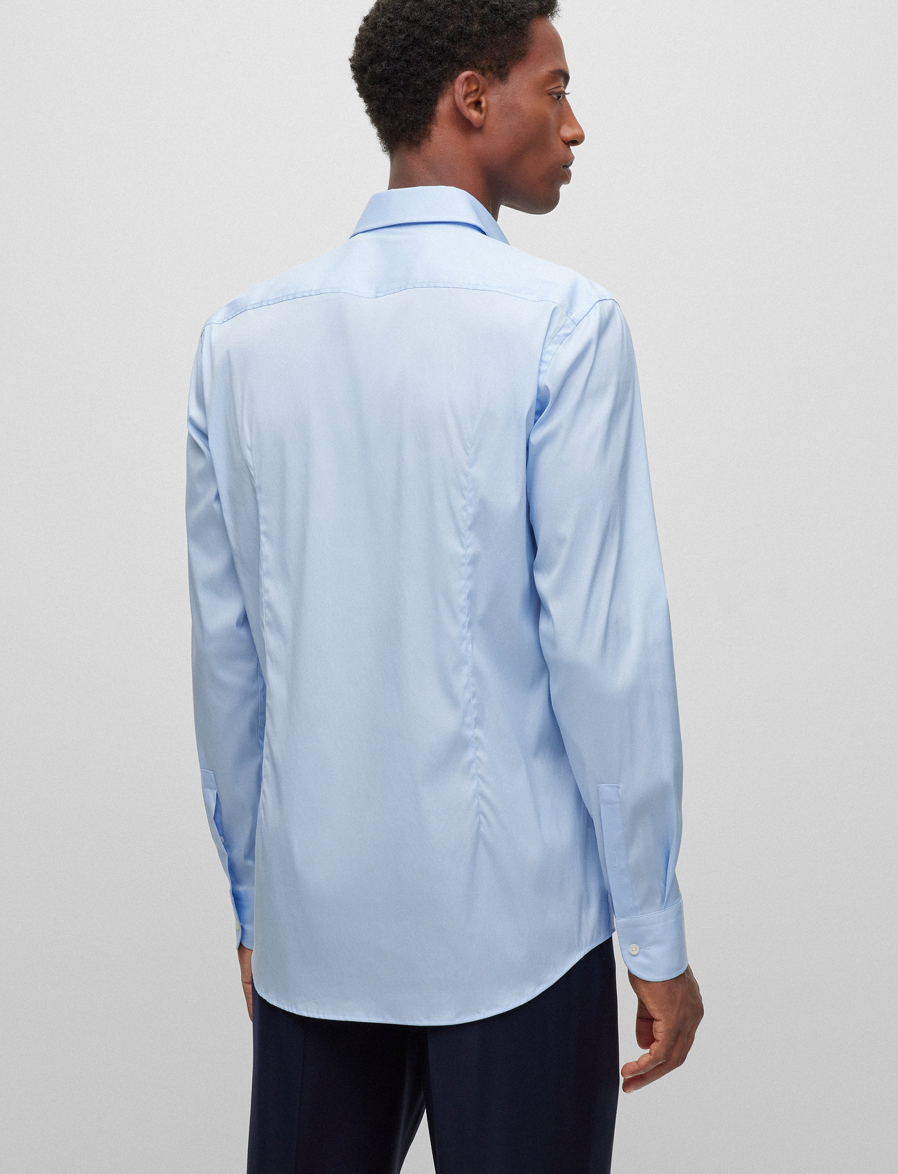 BOSS - P-HANK-spread-C1-222 - basic-hemden - light/pastel blue - 3