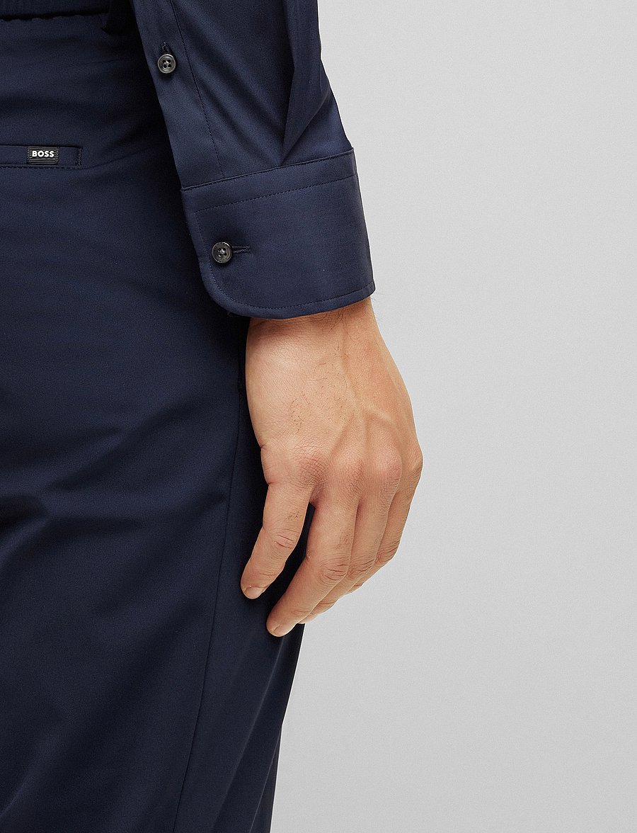 BOSS - P-HANK-spread-C1-222 - formelle hemden - navy - 4