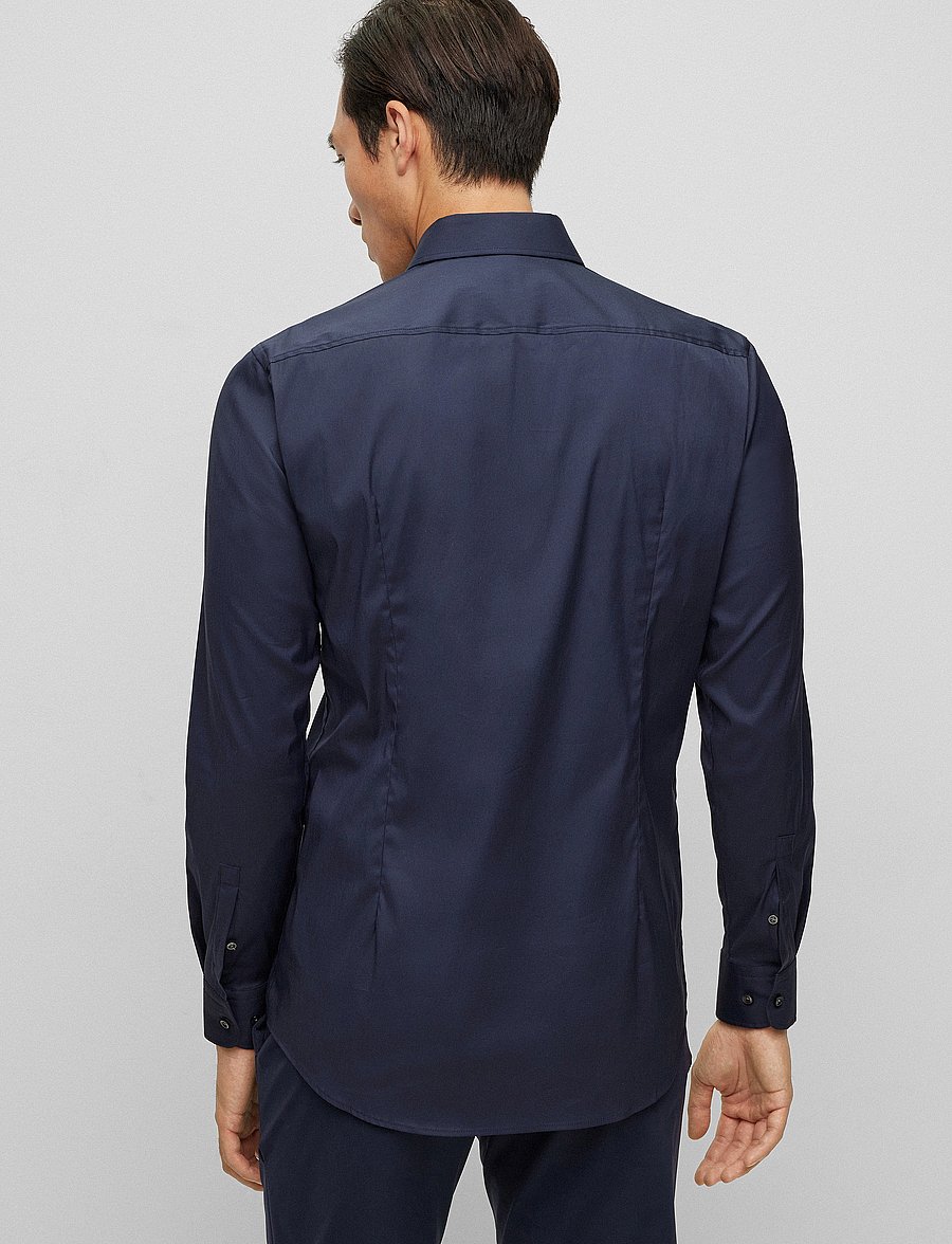 BOSS - P-HANK-spread-C1-222 - formelle hemden - navy - 5