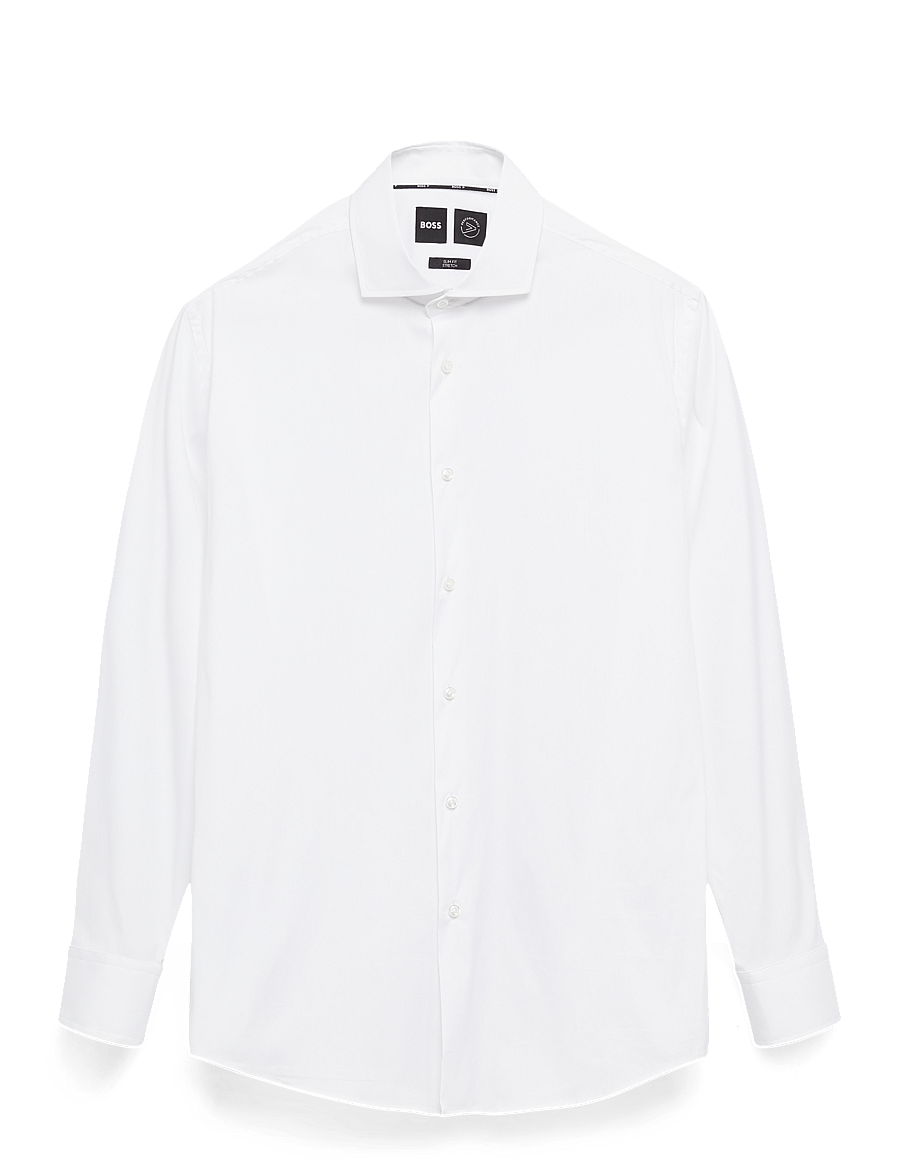 BOSS - P-HANK-spread-C1-222 - formal shirts - white - 1