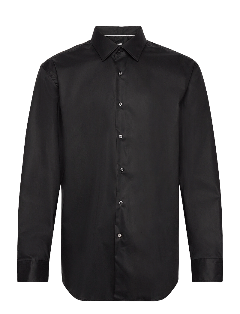 BOSS - H-HANK-kent-C1-214 - basic-hemden - black - 1