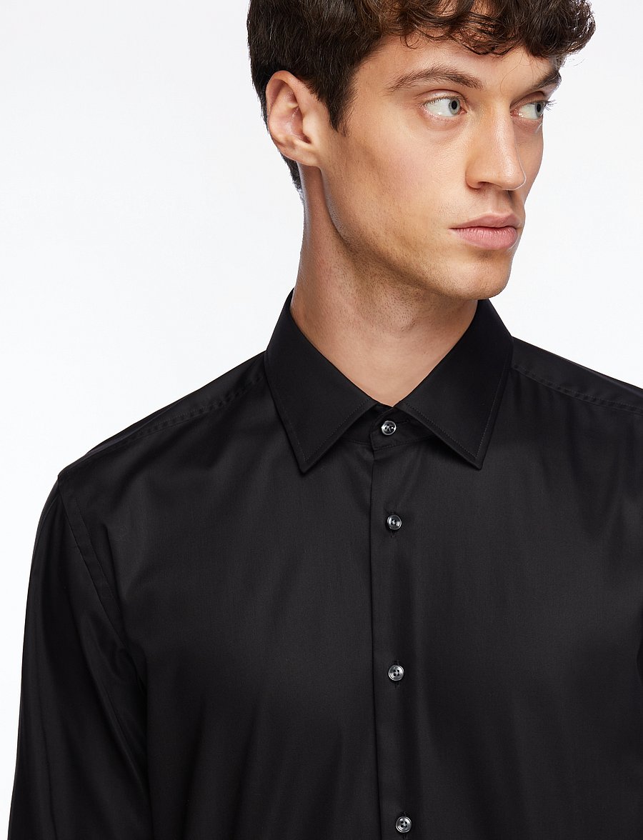 BOSS - H-HANK-kent-C1-214 - formelle hemden - black - 5
