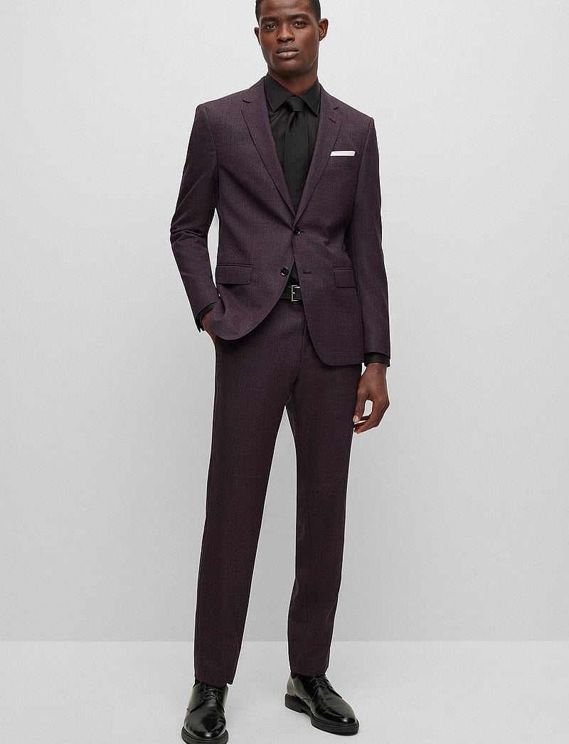 BOSS - H-HANK-kent-C1-214 - basic-hemden - black - 4