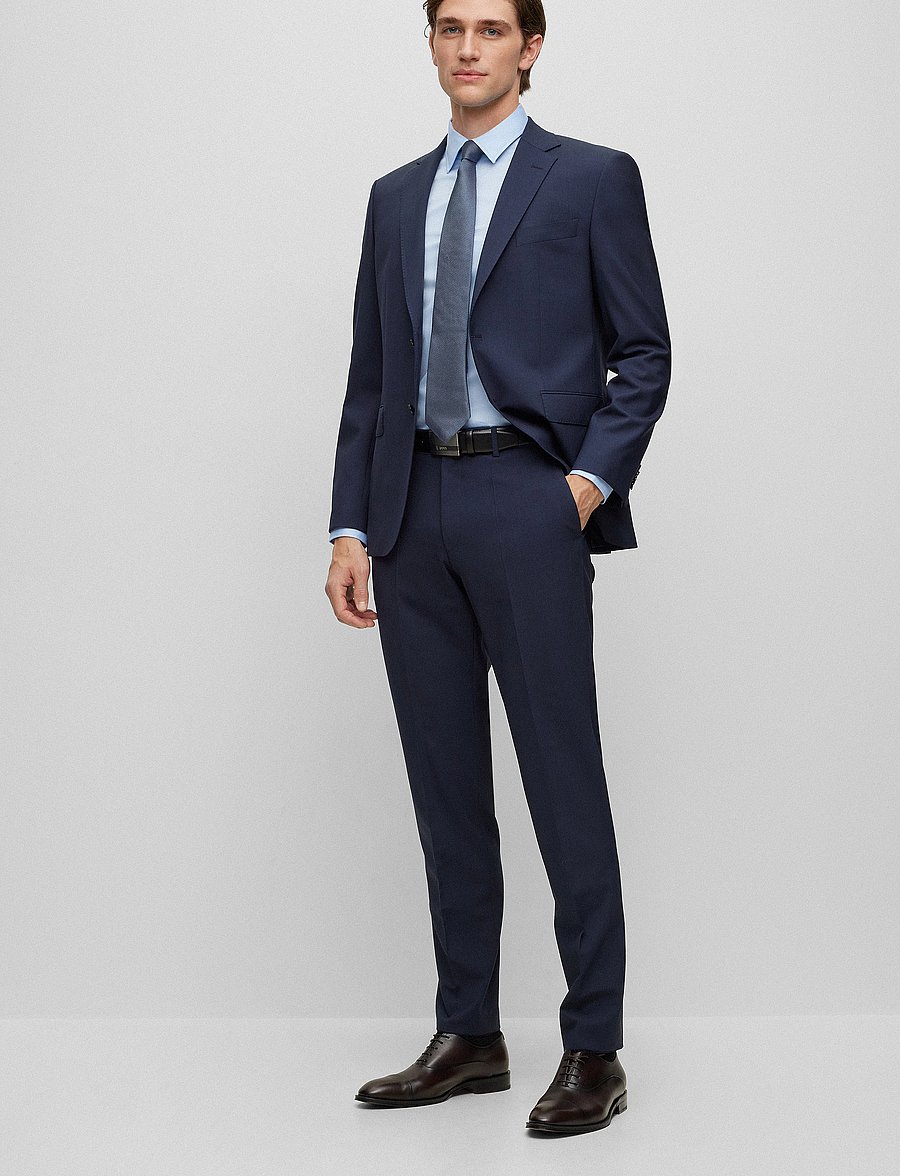 BOSS - H-HANK-kent-C1-214 - formal shirts - light/pastel blue - 0