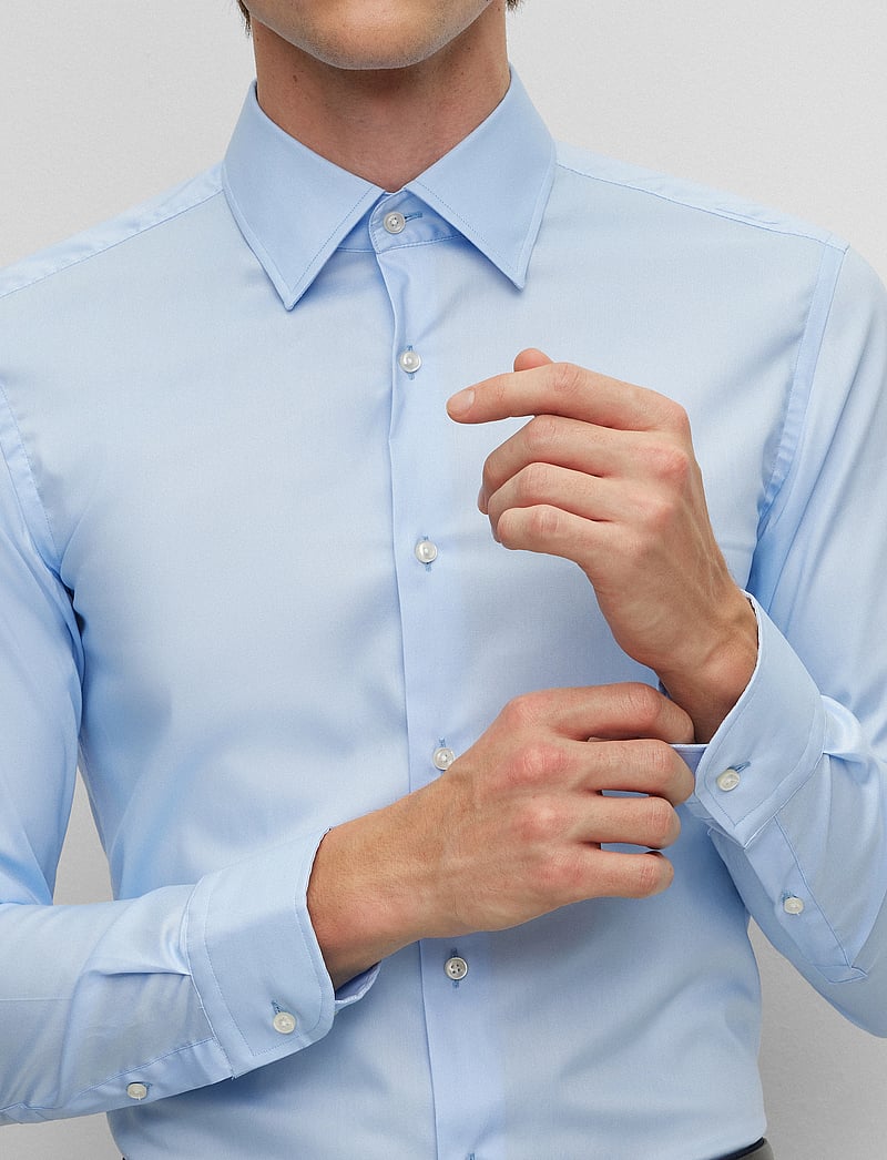 BOSS - H-HANK-kent-C1-214 - basic skjorter - light/pastel blue - 5