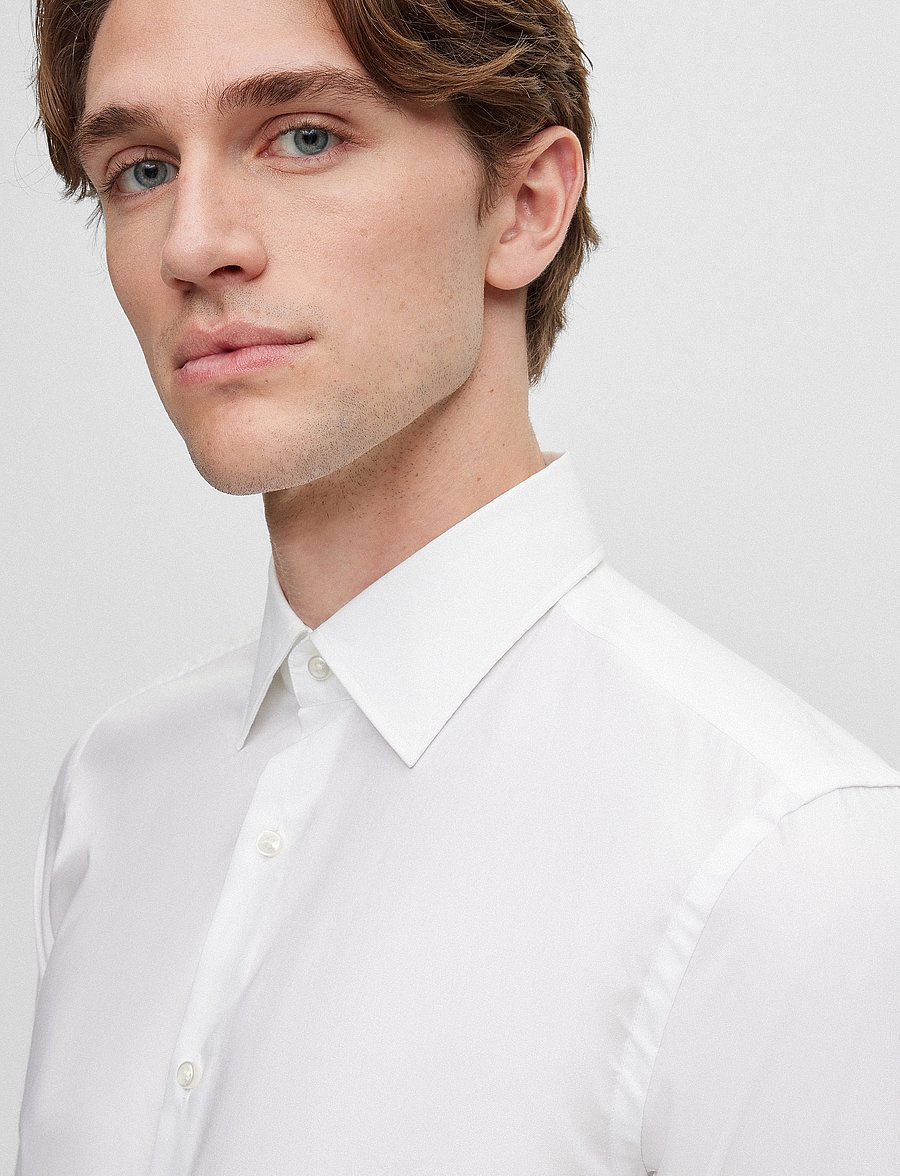 BOSS - H-HANK-kent-C1-214 - formelle hemden - white - 2
