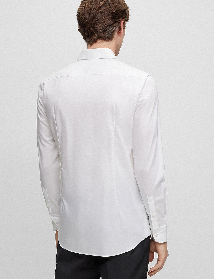 BOSS - H-HANK-kent-C1-214 - formelle hemden - white - 4