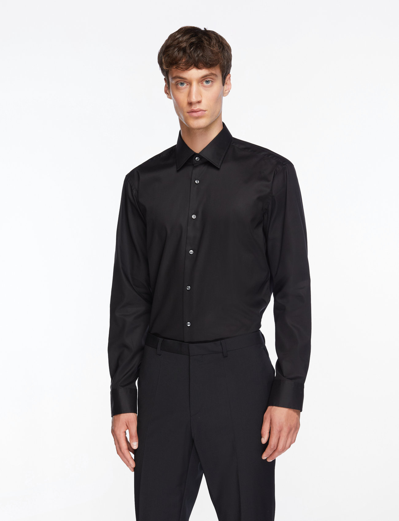 BOSS - H-JOE-kent-C1-214 - basic skjorter - black - 0