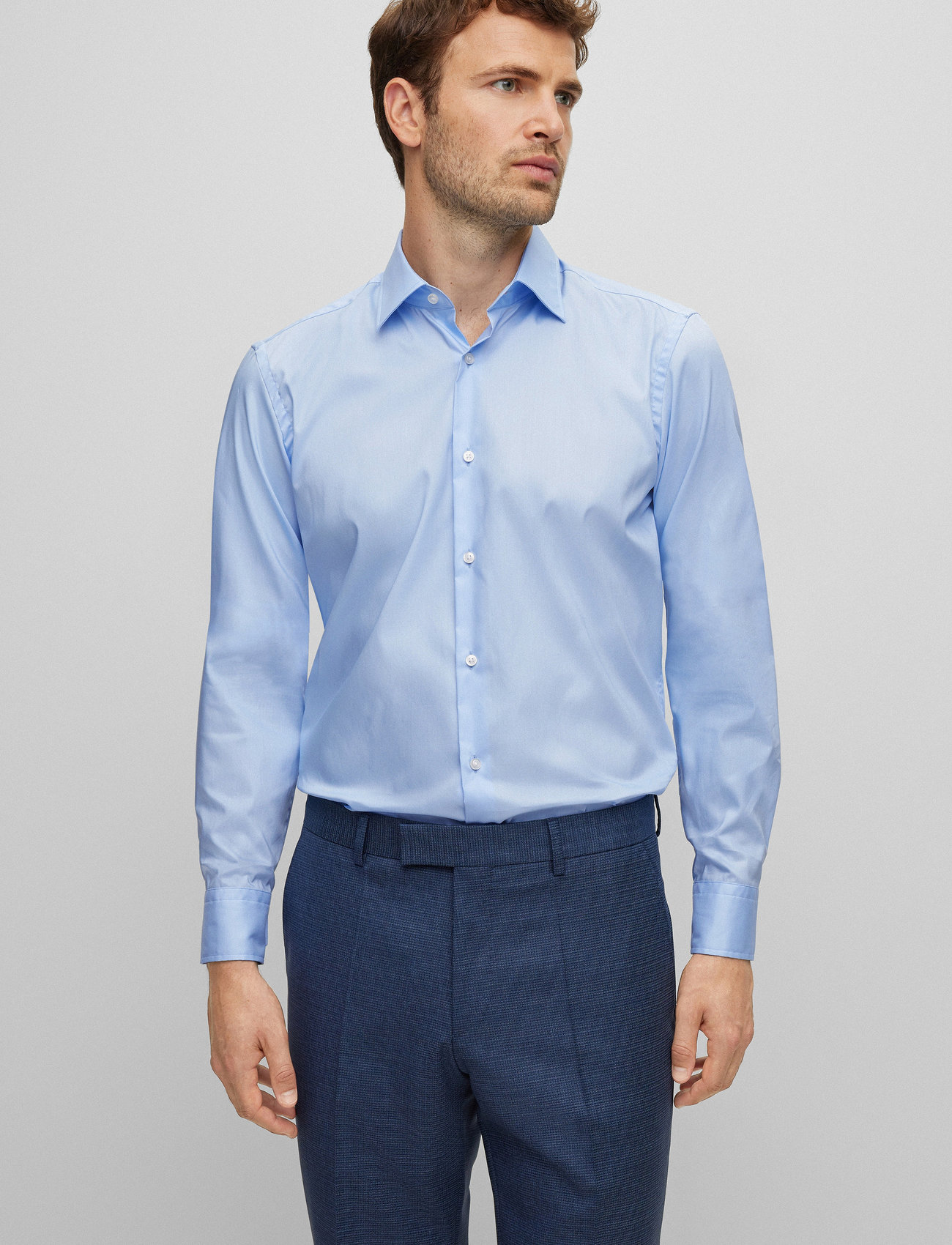 BOSS - H-JOE-kent-C1-214 - kostymskjortor - light/pastel blue - 2