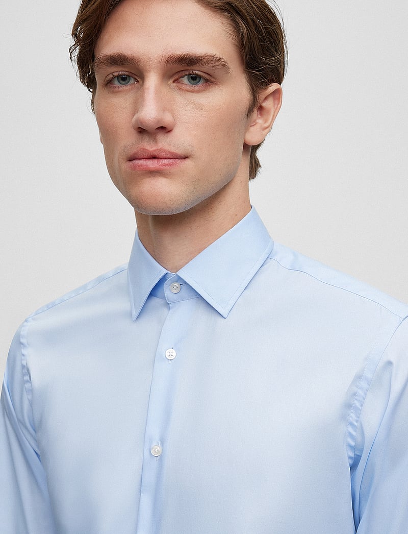 BOSS - H-JOE-kent-C1-214 - kostymskjortor - light/pastel blue - 4