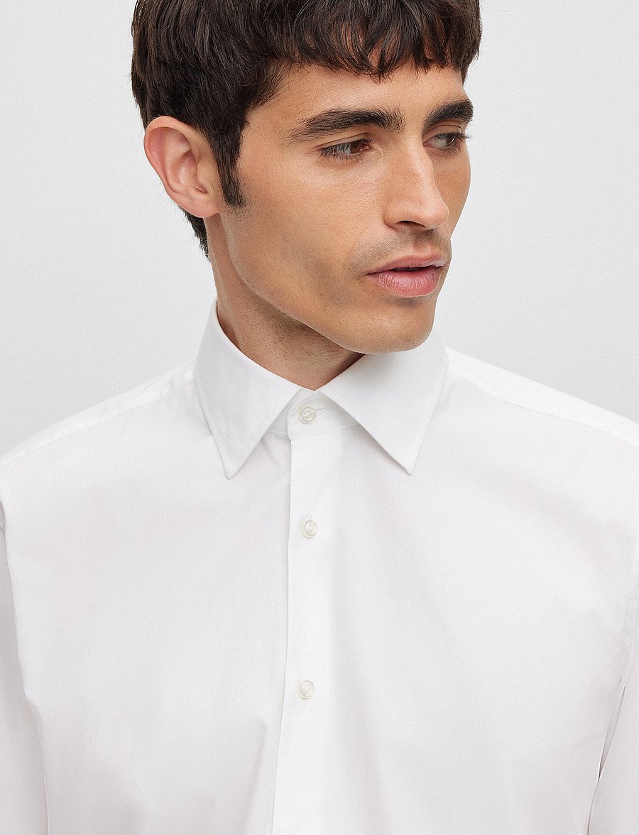 BOSS - H-JOE-kent-C1-214 - formal shirts - white - 2
