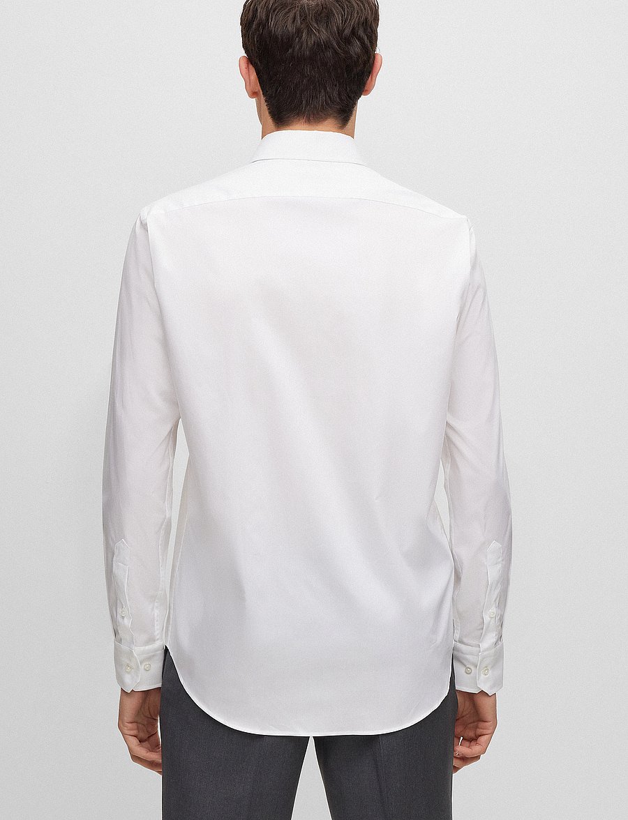 BOSS - H-JOE-kent-C1-214 - formal shirts - white - 4