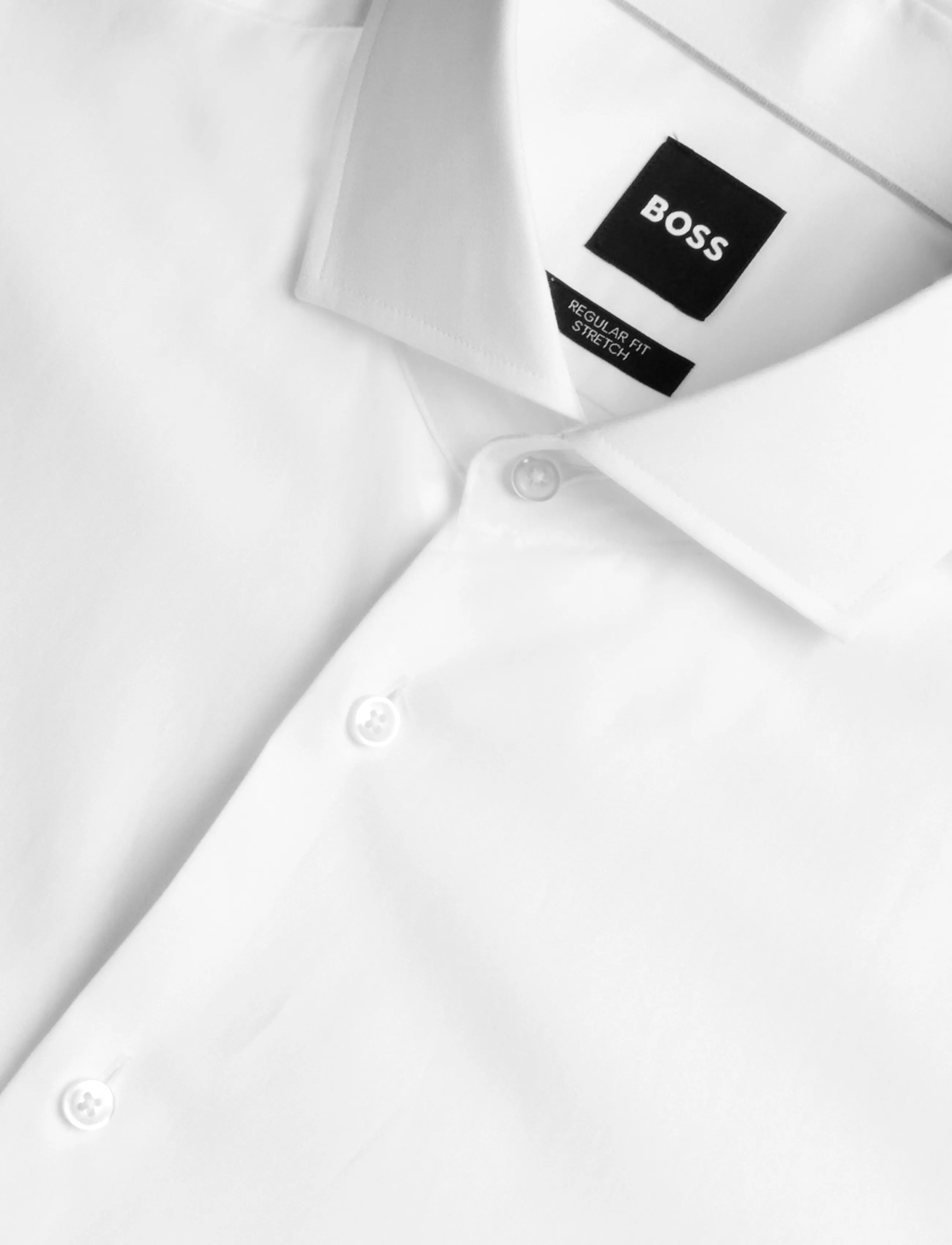 BOSS - H-JOE-spread-C1-222 - ametlikud särgid - white - 2