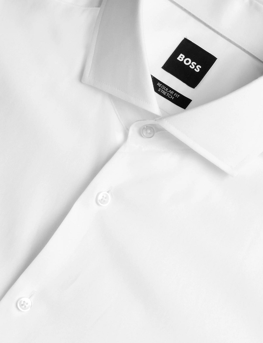BOSS - H-JOE-spread-C1-222 - formelle hemden - white - 2
