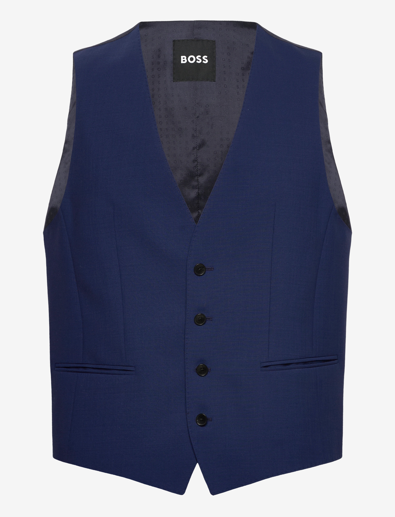 BOSS - H-Huge-Vest-MM-224 - Ülikonnavestid - navy - 0