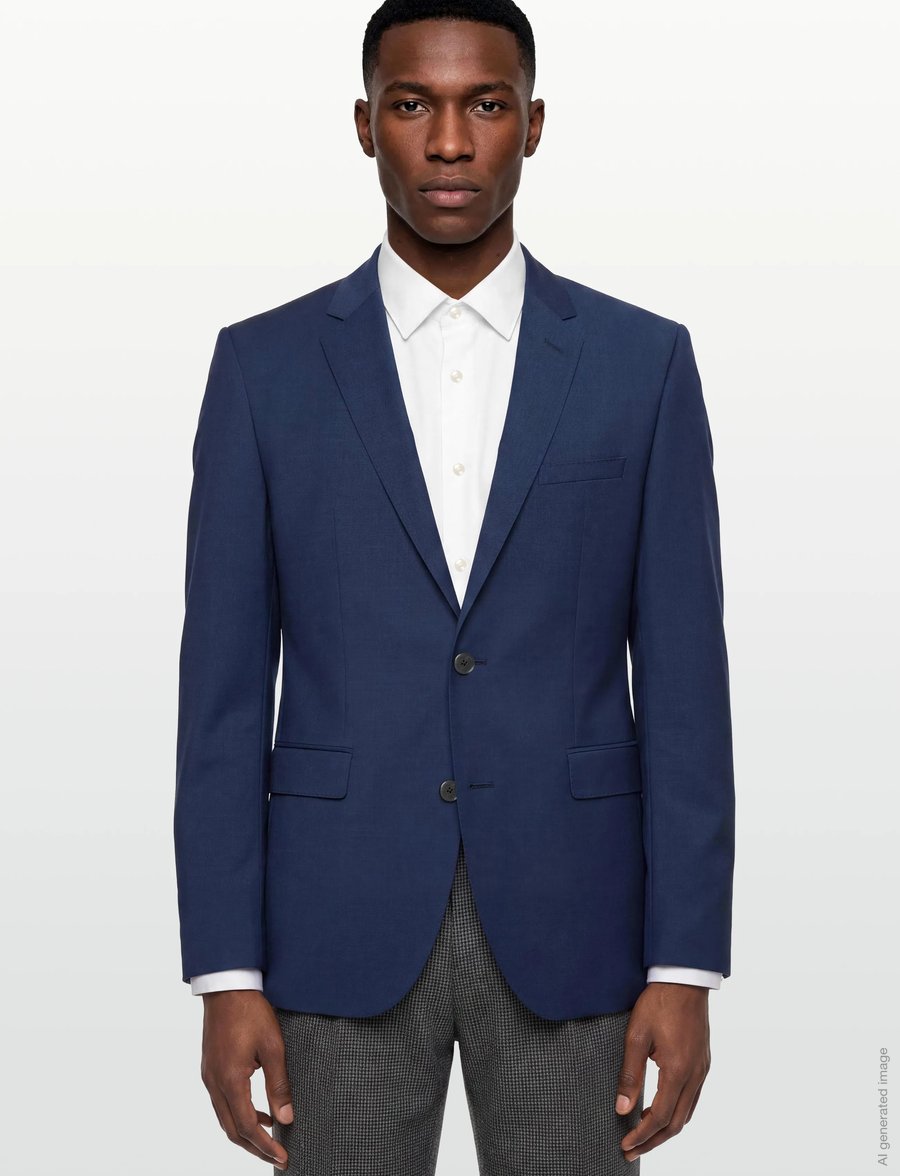 BOSS - H-Jasper-MM-C-224 - enkelknäppta kavajer - open blue - 3
