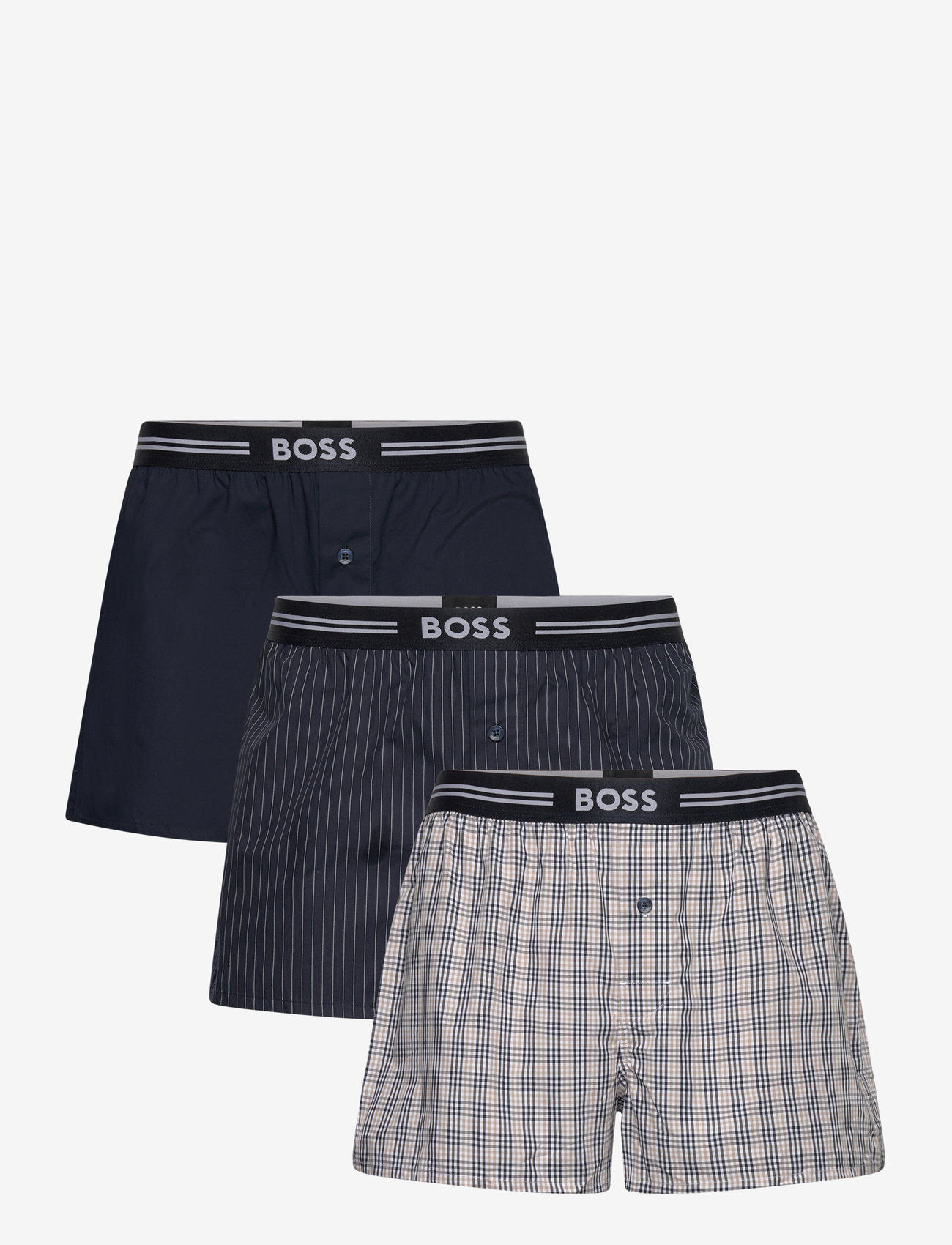 BOSS - 3P Woven Boxer - light beige - 0