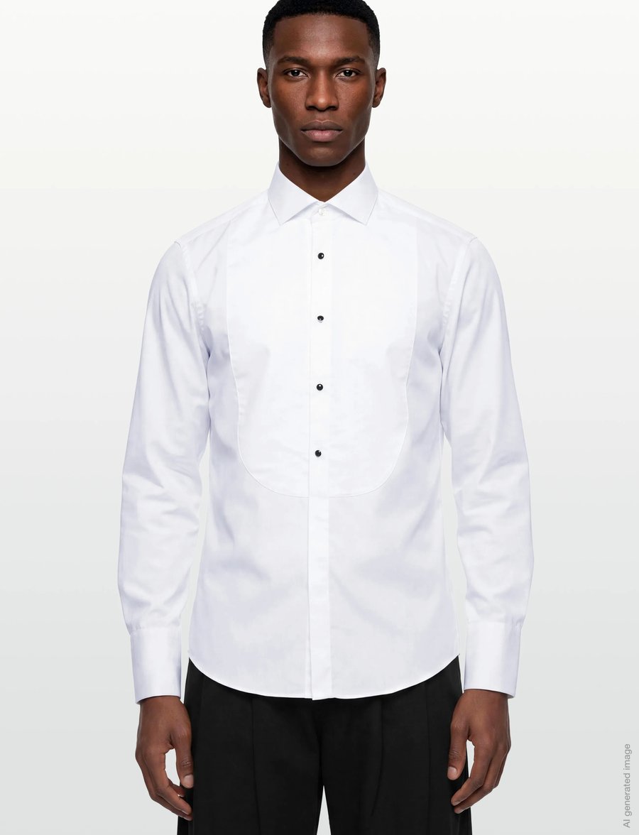 BOSS - H-HANK-TUX3-DC-224 - anzugshemd - white - 3