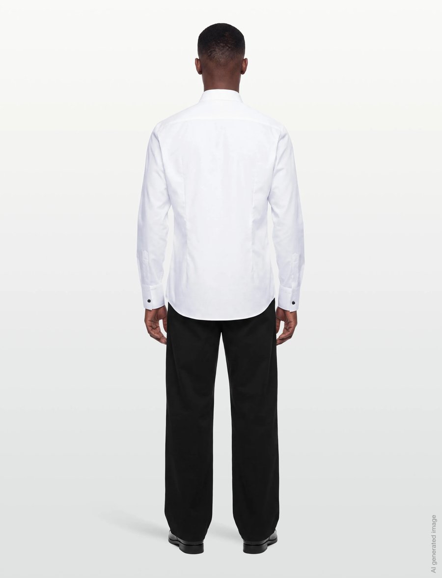 BOSS - H-HANK-TUX3-DC-224 - anzugshemd - white - 4