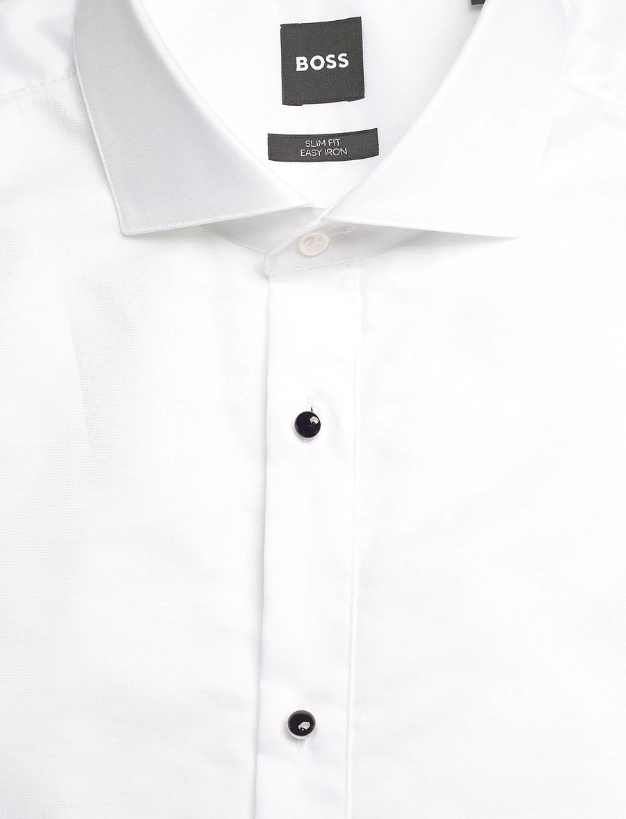 BOSS - H-HANK-TUX3-DC-224 - anzugshemd - white - 2