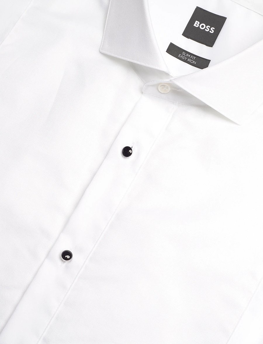 BOSS - H-HANK-TUX3-DC-224 - anzugshemd - white - 3