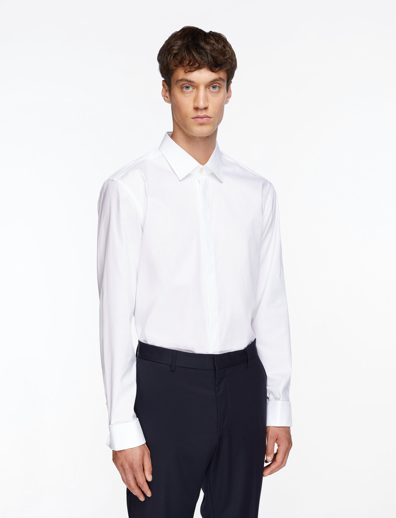 BOSS - H-HANK-TUX1-DC-224 - basic skjorter - white - 0