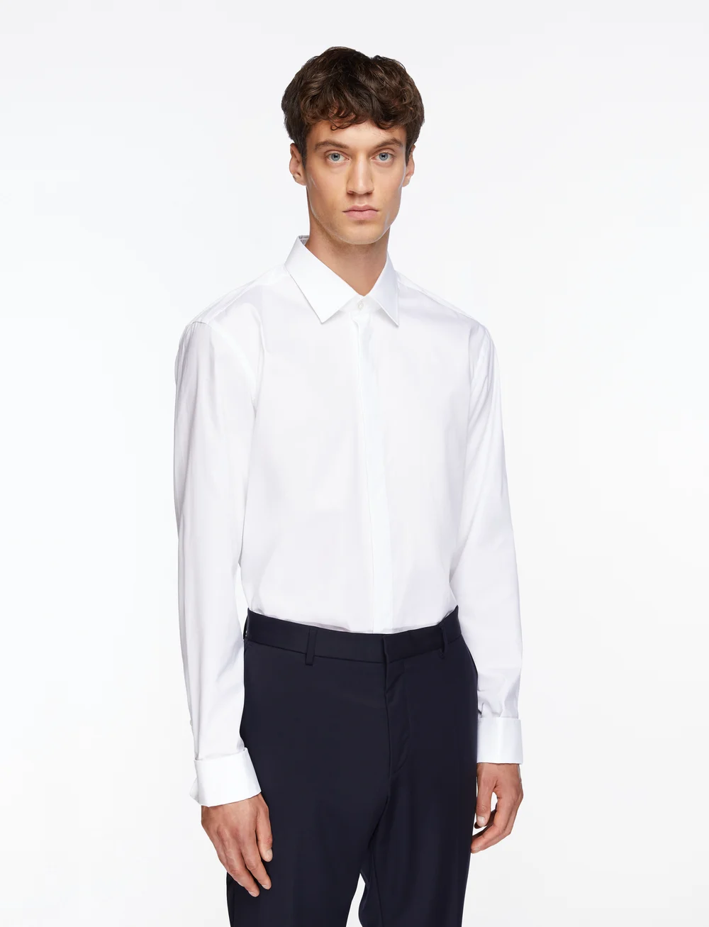 BOSS - H-HANK-TUX1-DC-224 - basic shirts - white - 0
