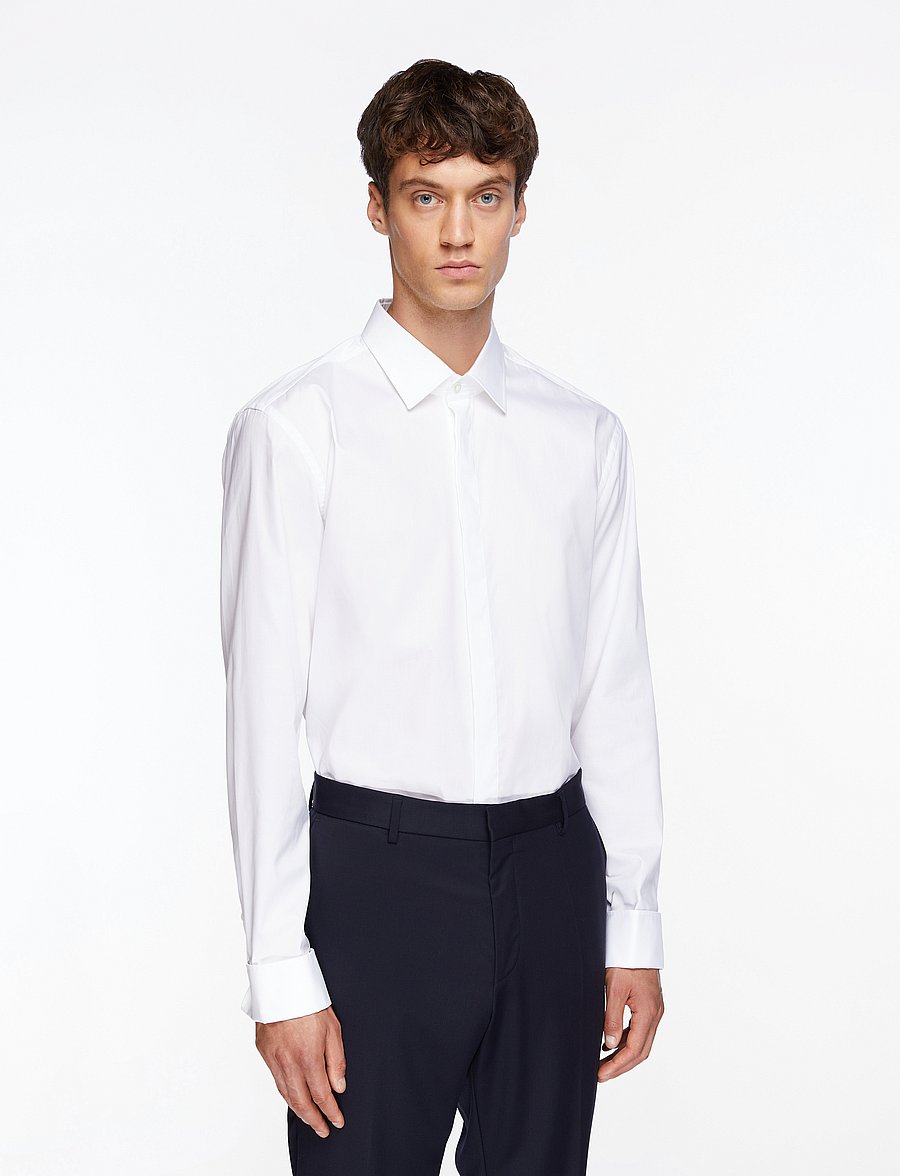 BOSS - H-HANK-TUX1-DC-224 - tuxedo shirts - white - 0