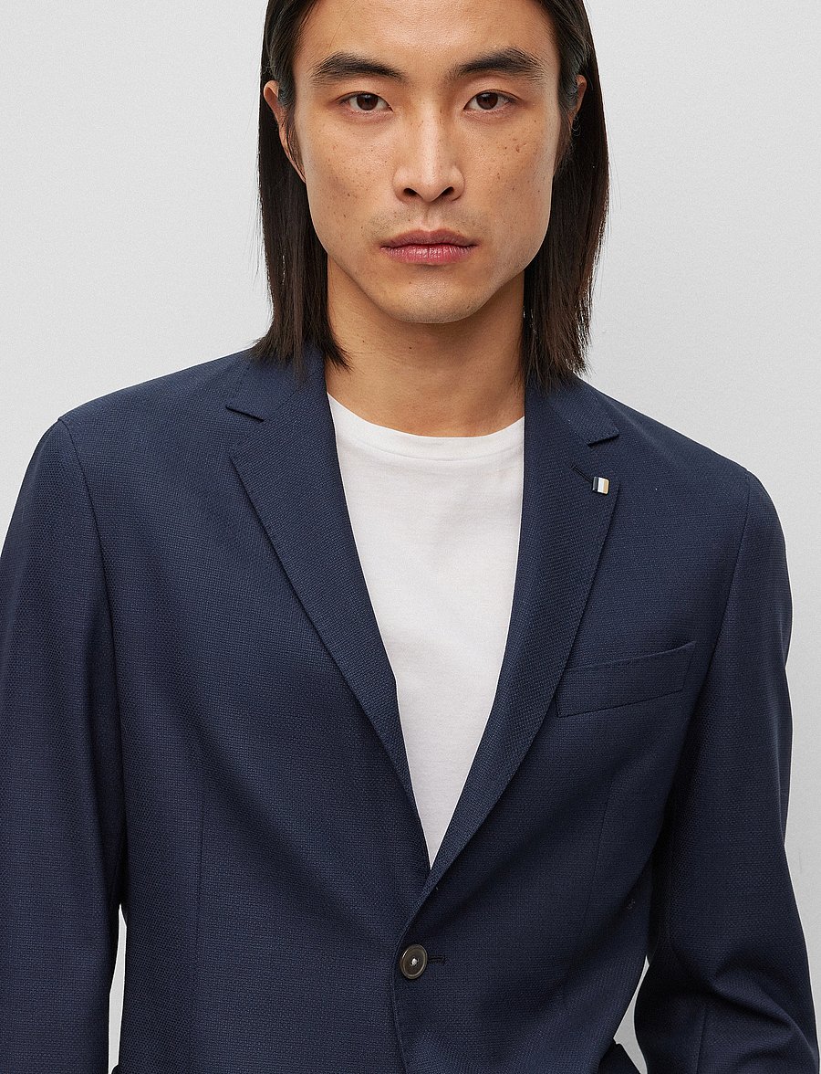 BOSS - C-Hanry-224 - enkelknäppta kavajer - dark blue - 2