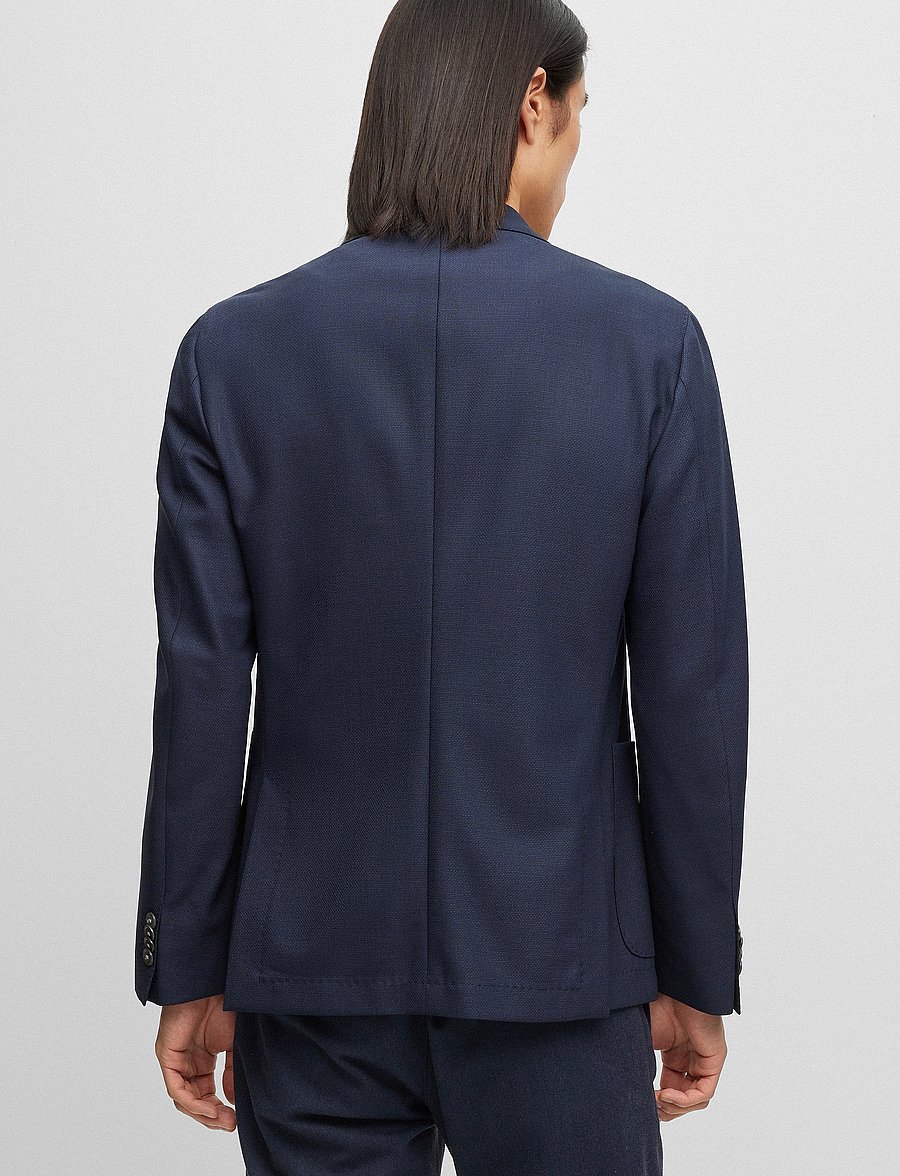 BOSS - C-Hanry-224 - enkelknäppta kavajer - dark blue - 4