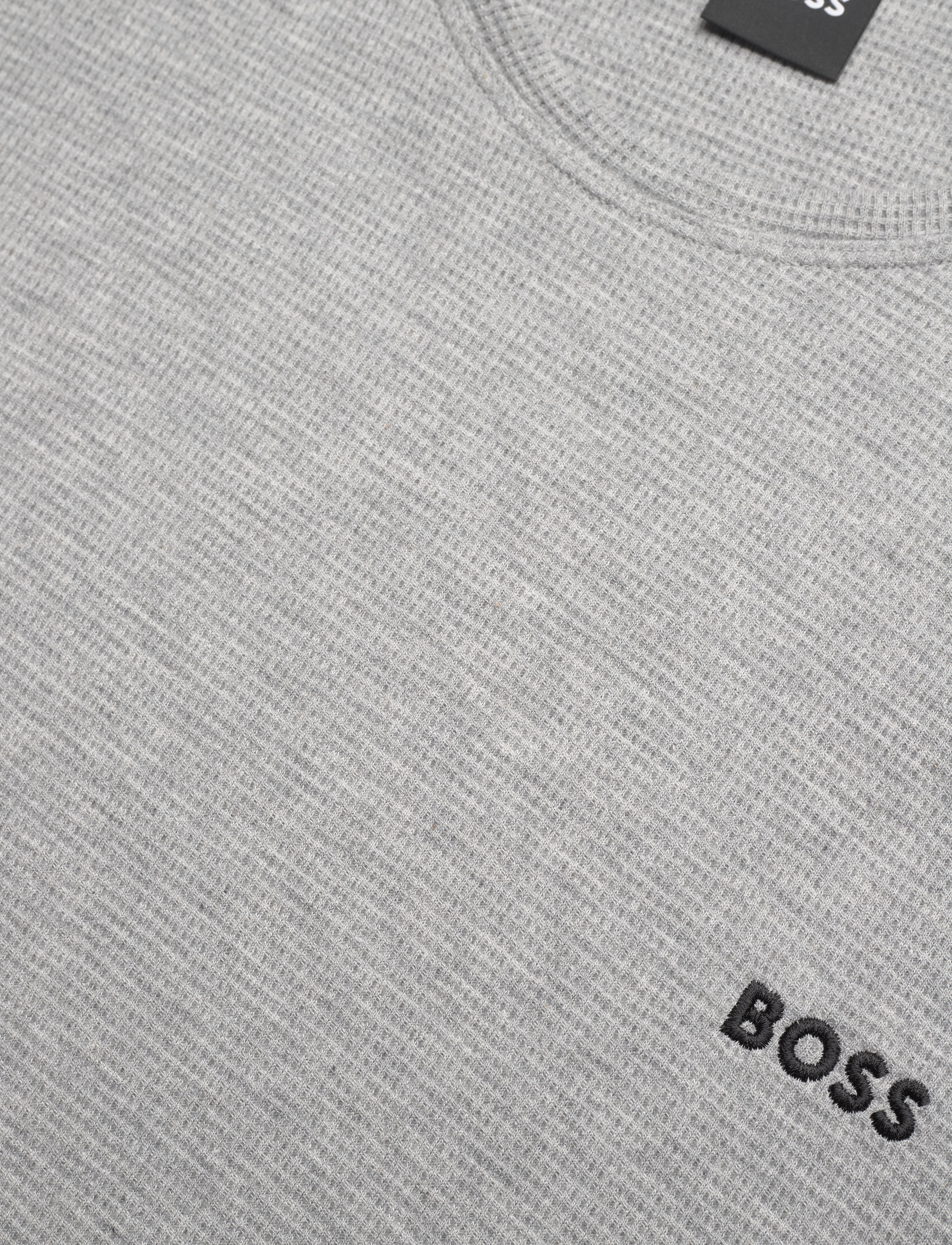 BOSS - Waffle T-Shirt - medium grey - 2
