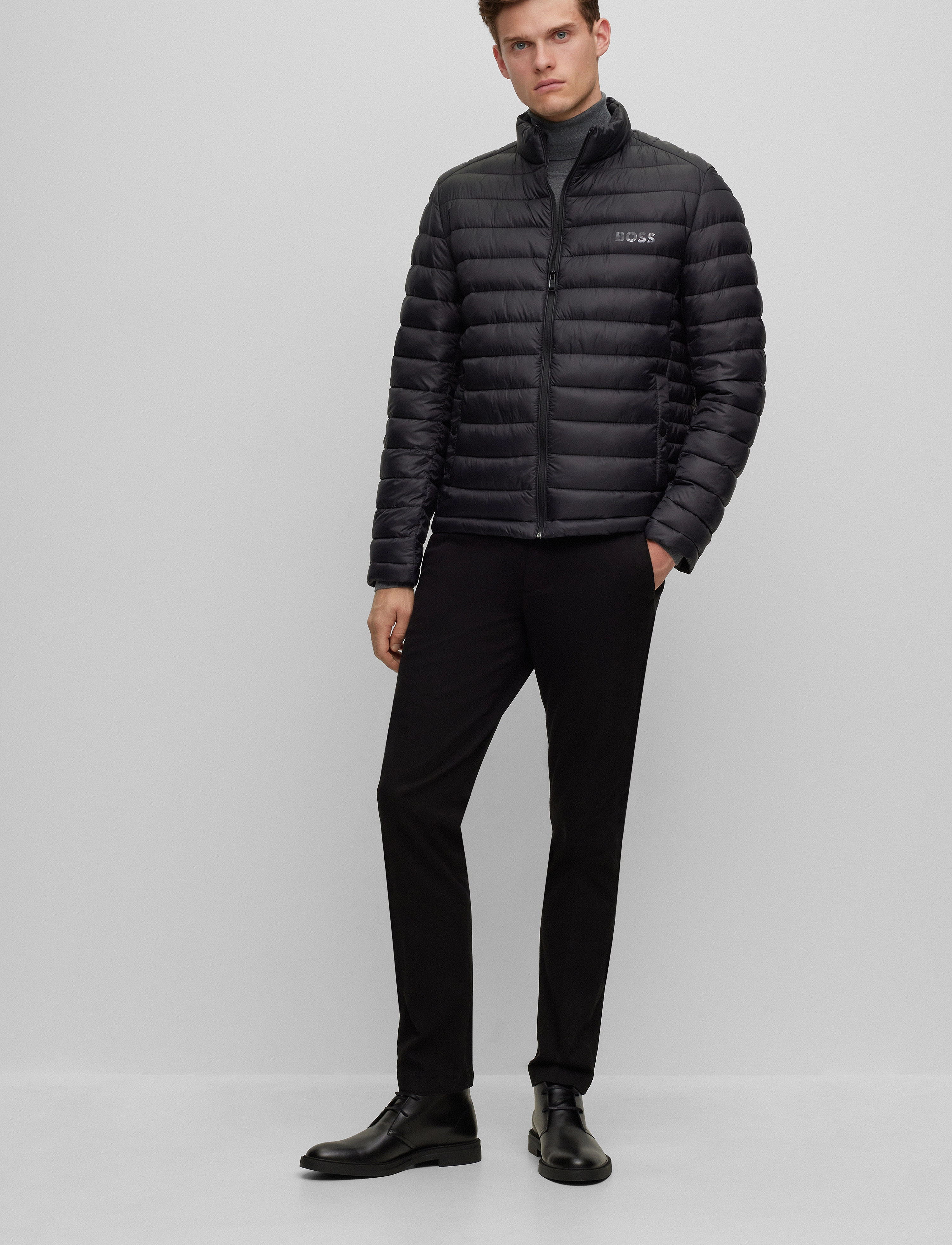 BOSS Calanos - Ytterkläder - BLACK / black