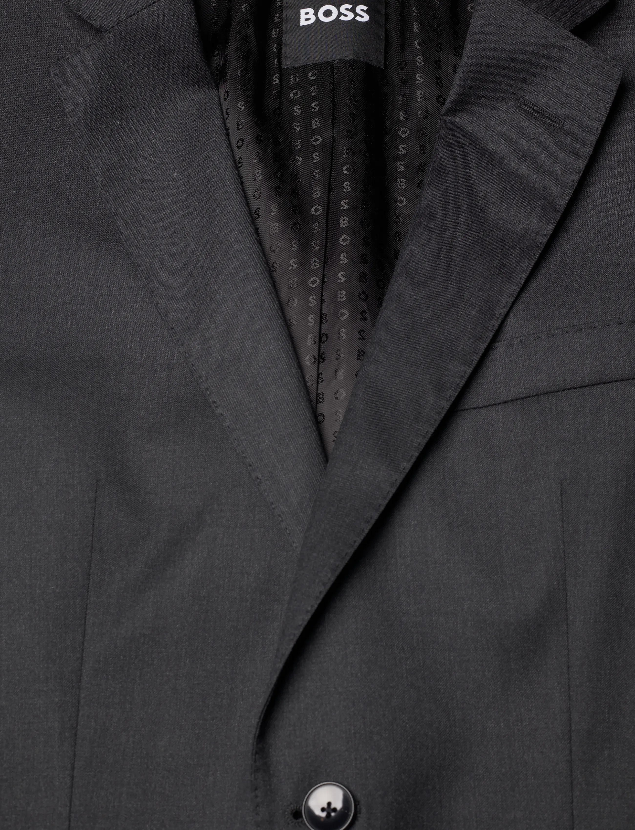 BOSS - H-Huge-2Pcs-224 - dobbeltradede jakkesæt - dark grey - 4