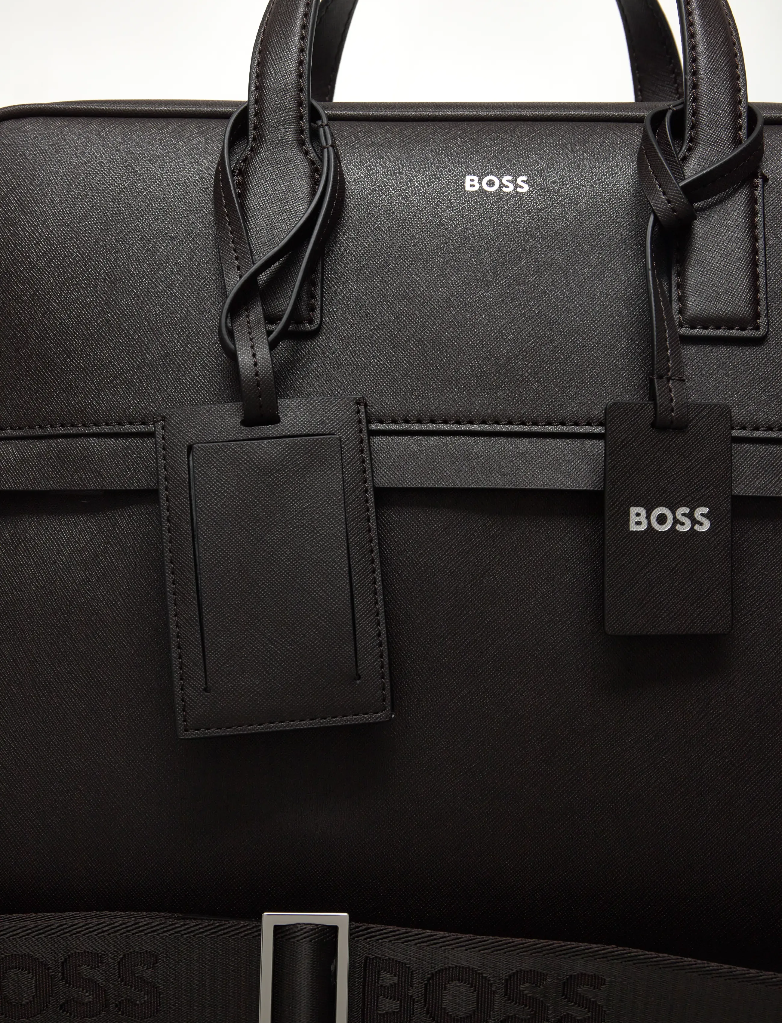 BOSS - Zair_S doc case - laptoptaschen - dark brown - 3