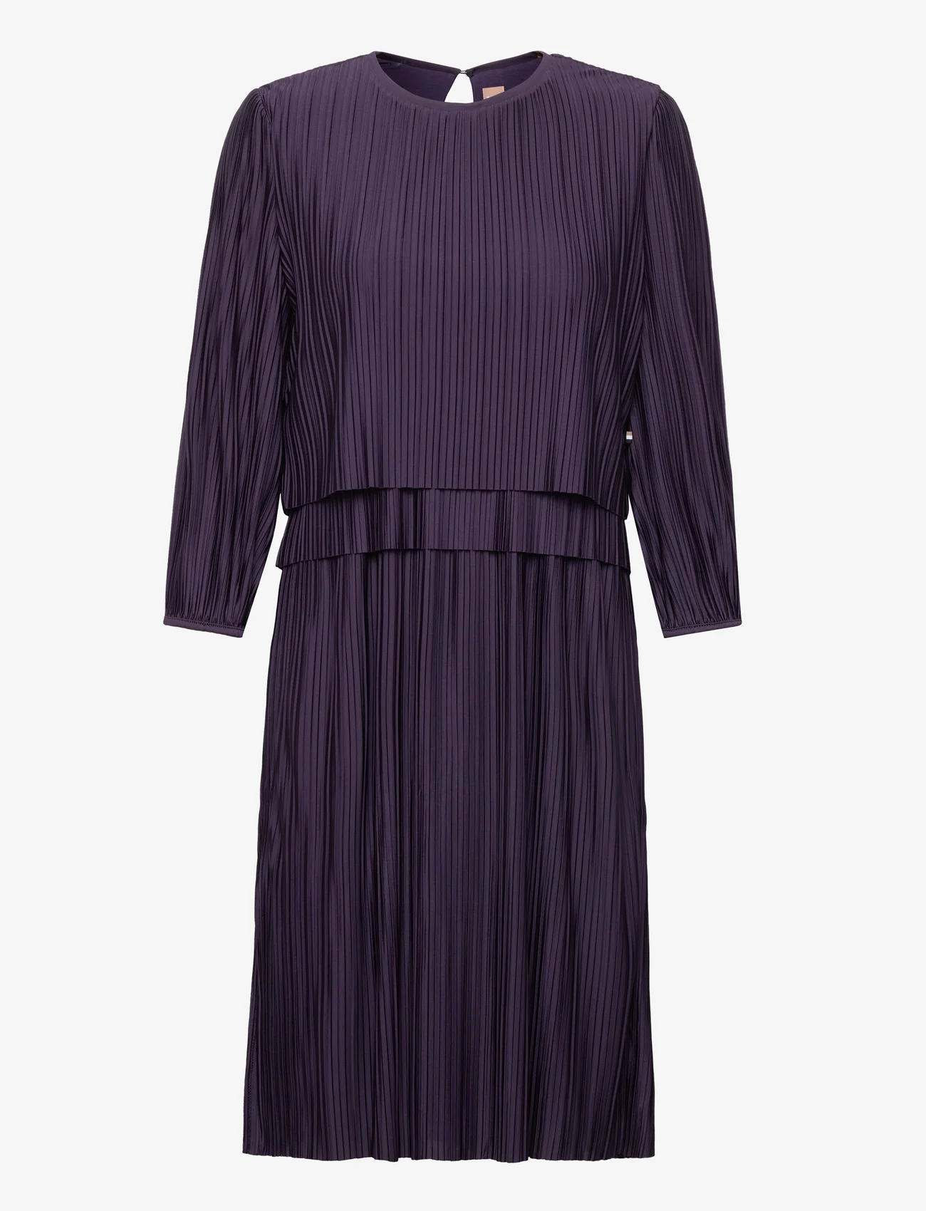 BOSS - Emanis_1 - midi dresses - dark purple - 0