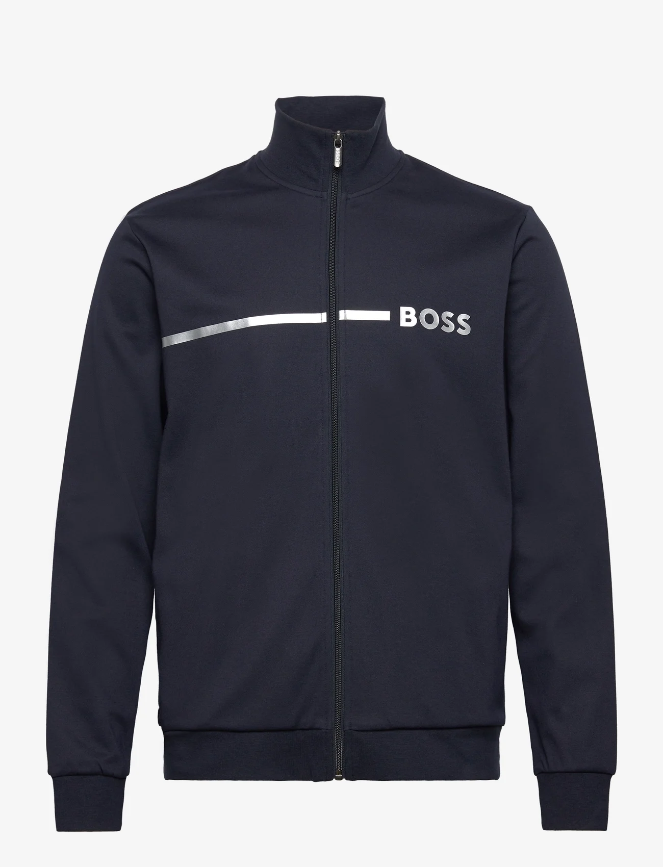 BOSS - Tracksuit Jacket - svetarit - dark blue - 0