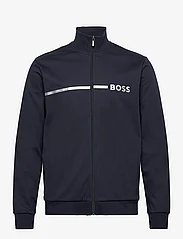 BOSS - Tracksuit Jacket - sweatshirts - dark blue - 0