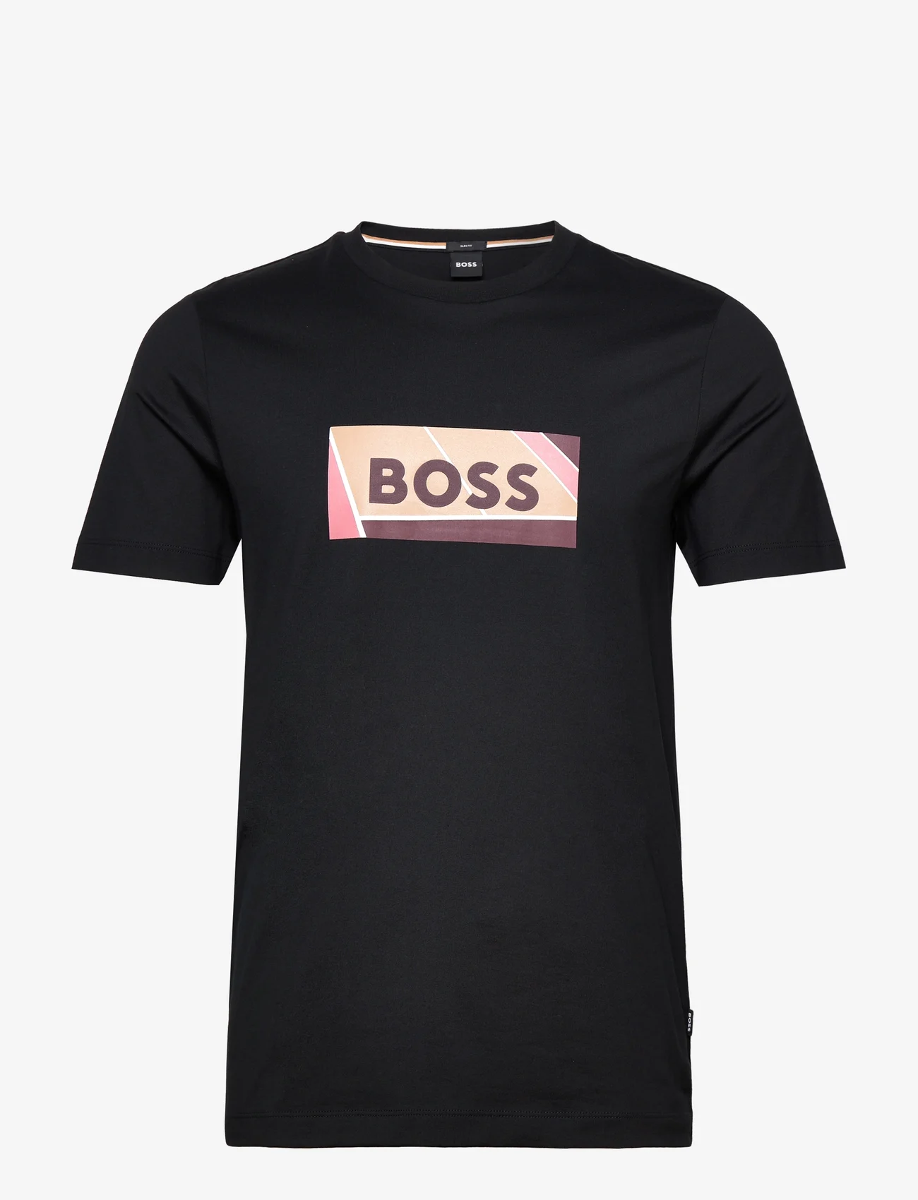 BOSS - Tessler 186 - kortärmade t-shirts - black - 0