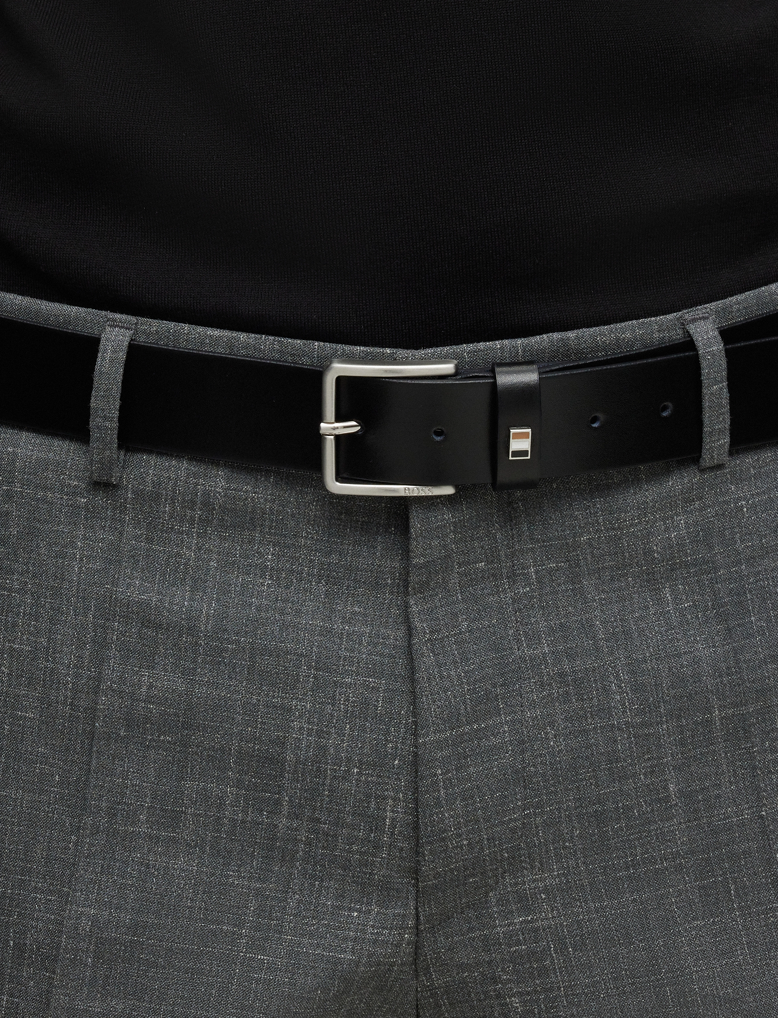 BOSS - Ther-Flag-E_Sz35 - klassisch gürtel - black - 2